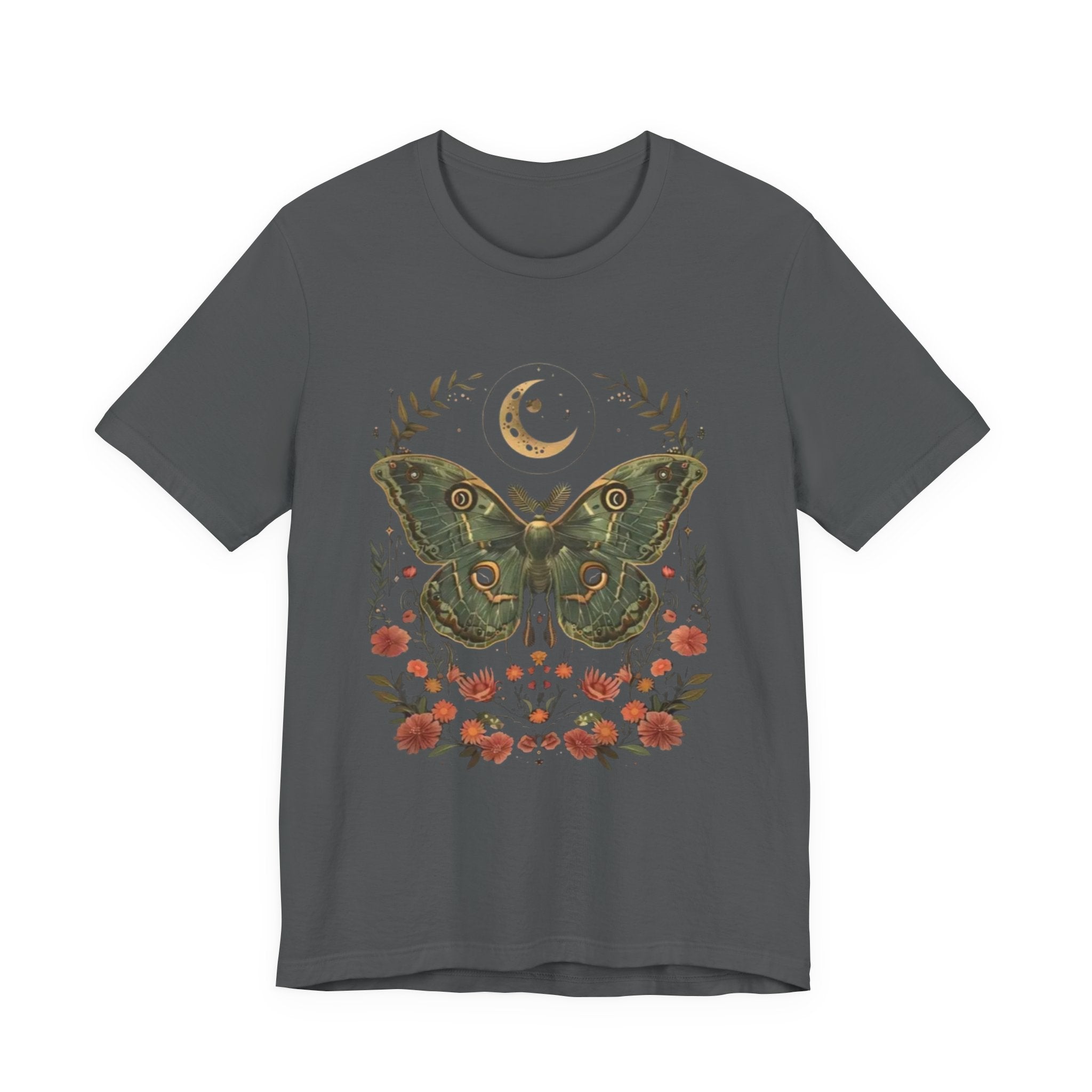 Mystical Butterfly Graphic Tee | Astrology T-Shirt, Nature Lover Gift, Unisex Short Sleeve, Boho Aesthetic, Unique Fashion