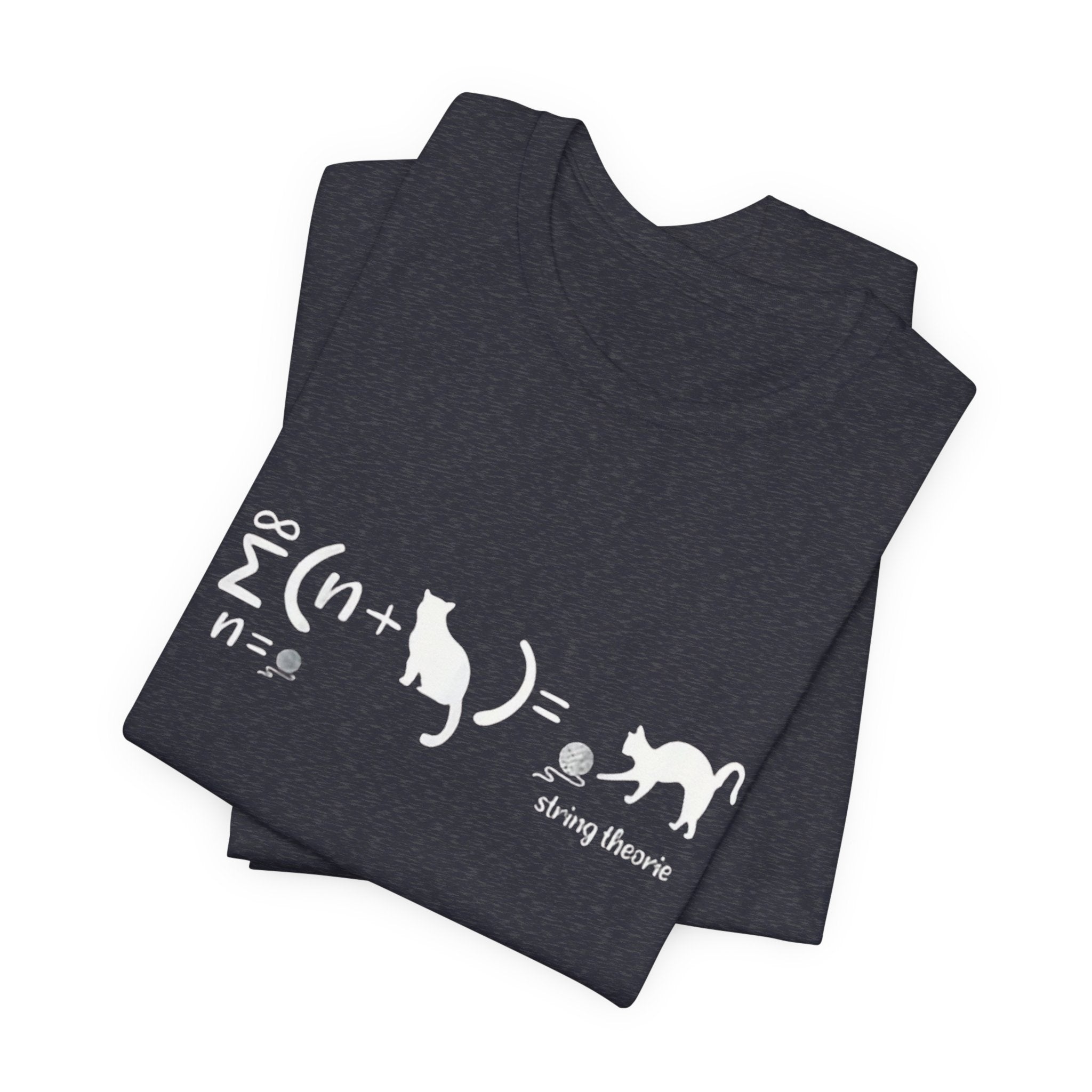Cat String Theory T-Shirt | Math Physics Humor Tee