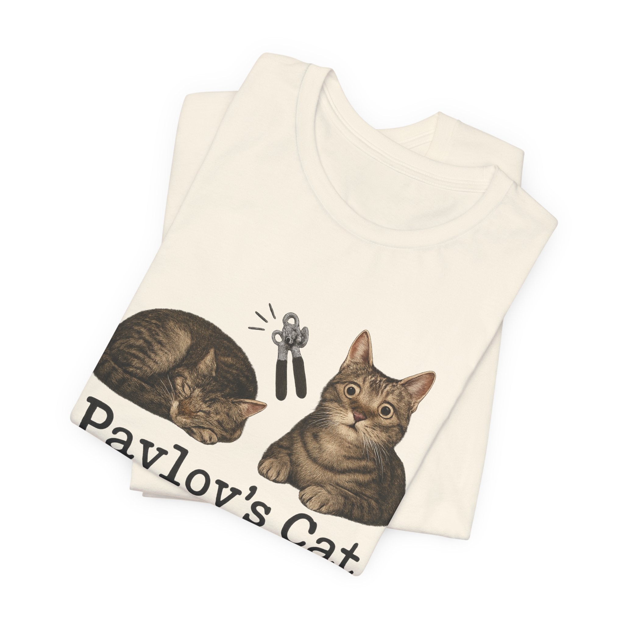 Pavlov's Cat T-Shirt — Funny Psychology Cat Tee for Animal Lovers