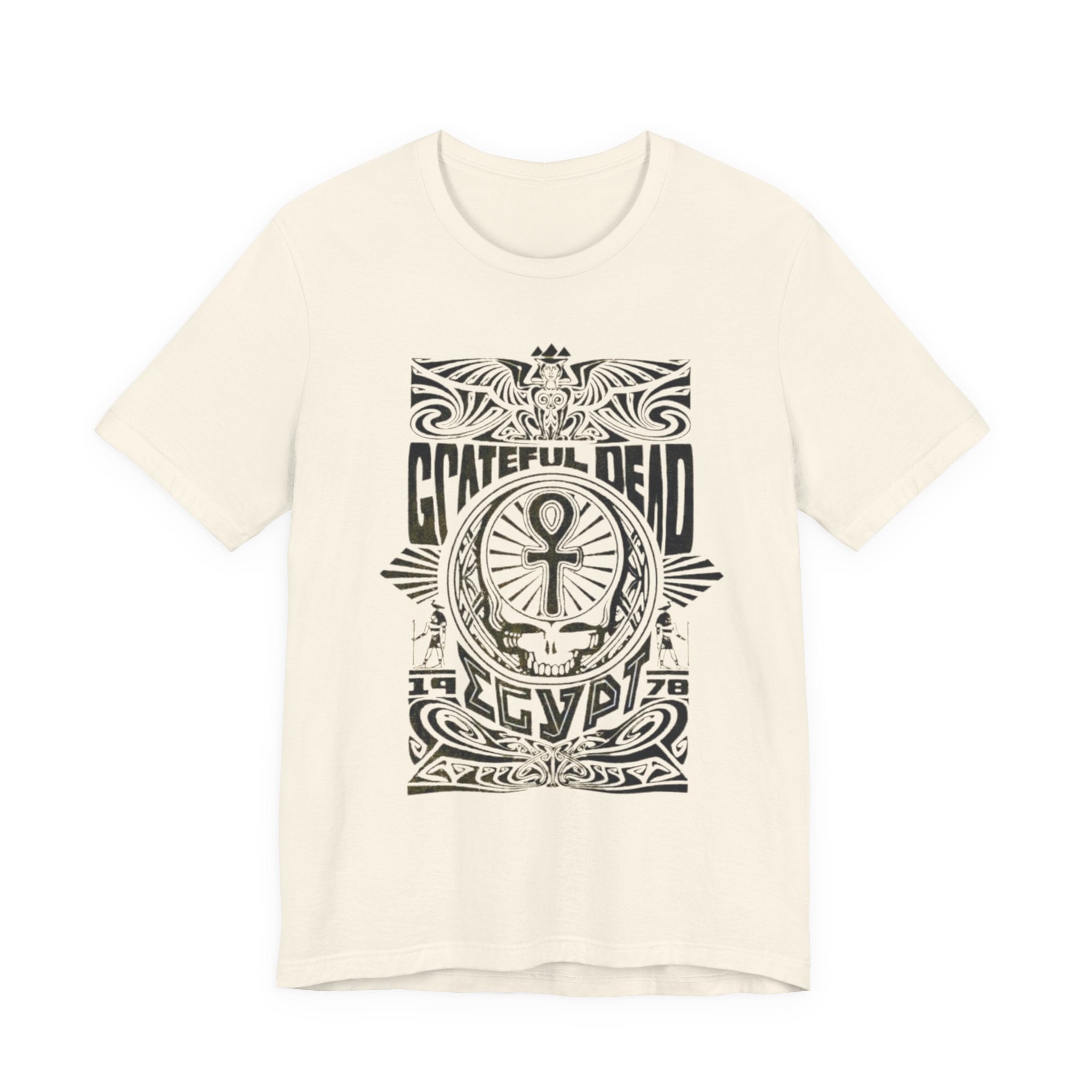 Grateful Dead Skull Ankh Graphic Tee | Vintage Band Poster Style
