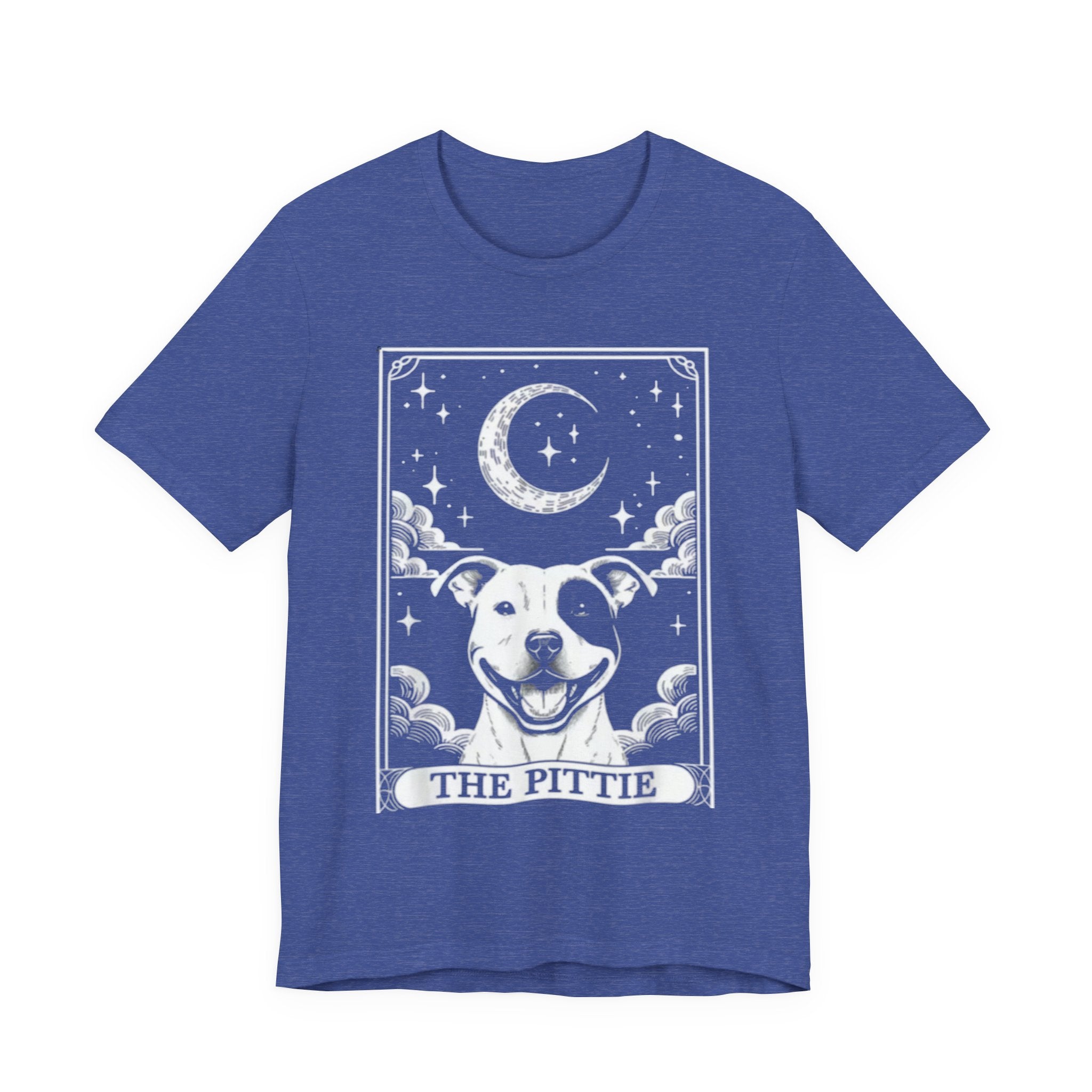 The Pittie Moon Illustration T-Shirt | Pitbull Dog Tee
