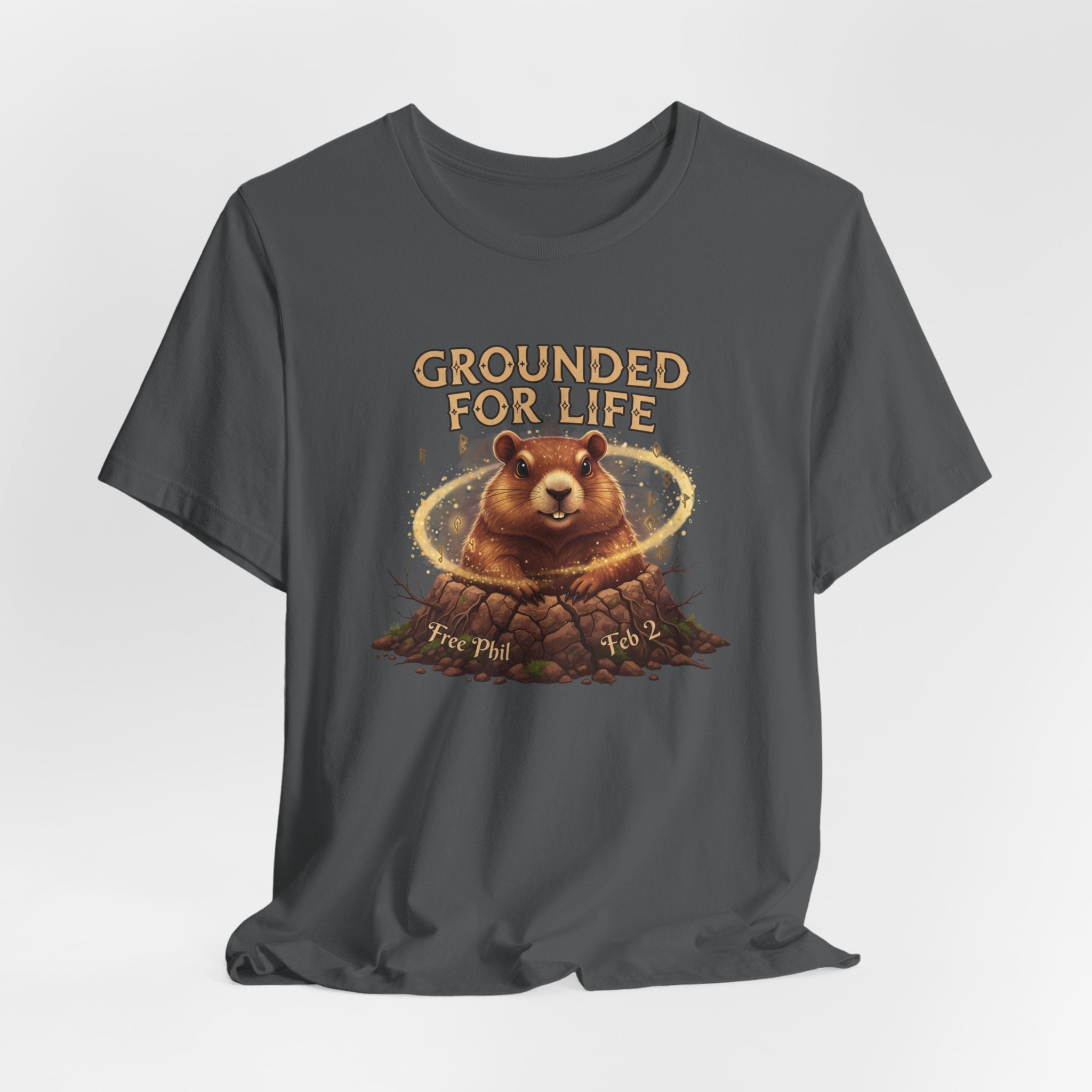 Grounded For Life Groundhog  tee | groundhog illustration shirtstration