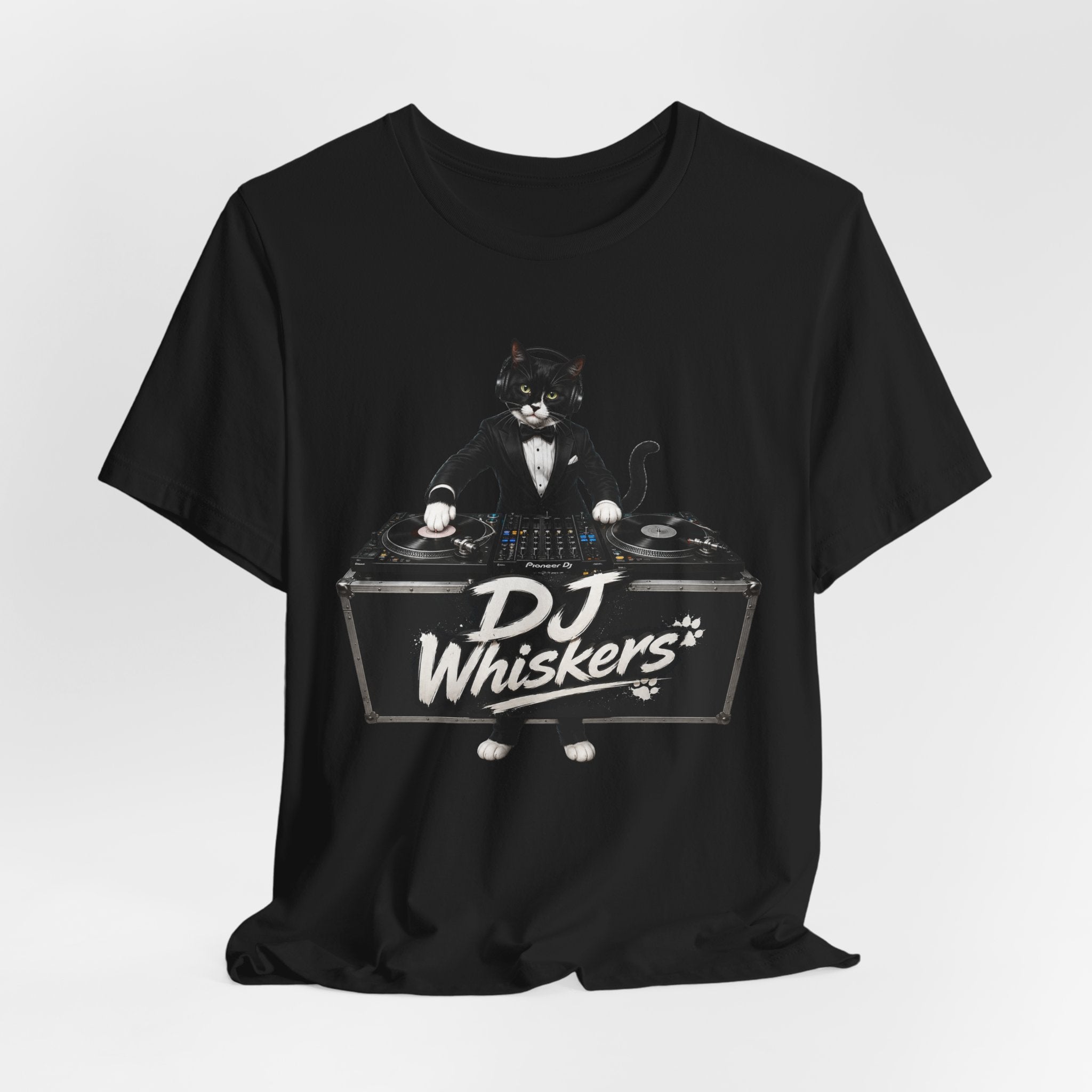DJ Whiskers Cat DJ T-Shirt
