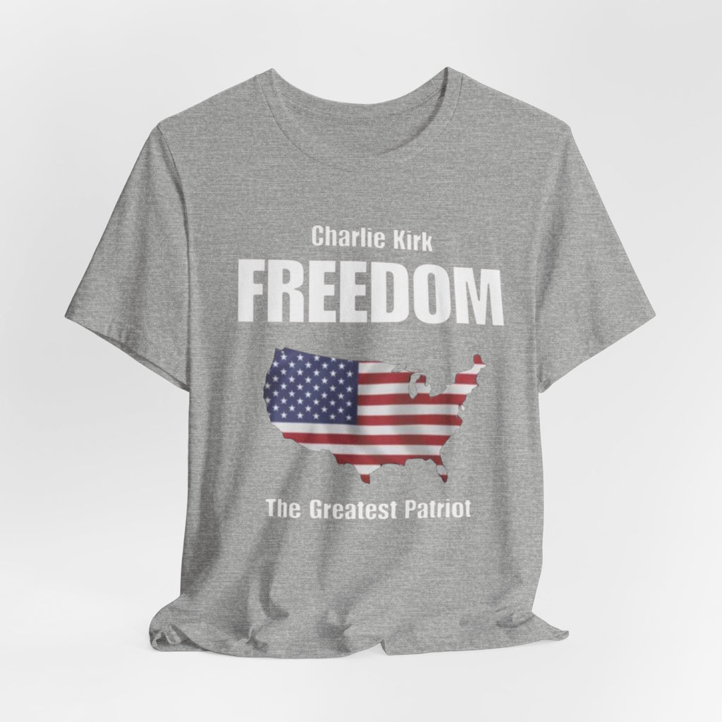 Patriotic Freedom Tee, Unisex Jersey T-Shirt, American Flag Shirt, Independence Day Gift, Memorial Day Apparel, Politically-Themed Shirt
