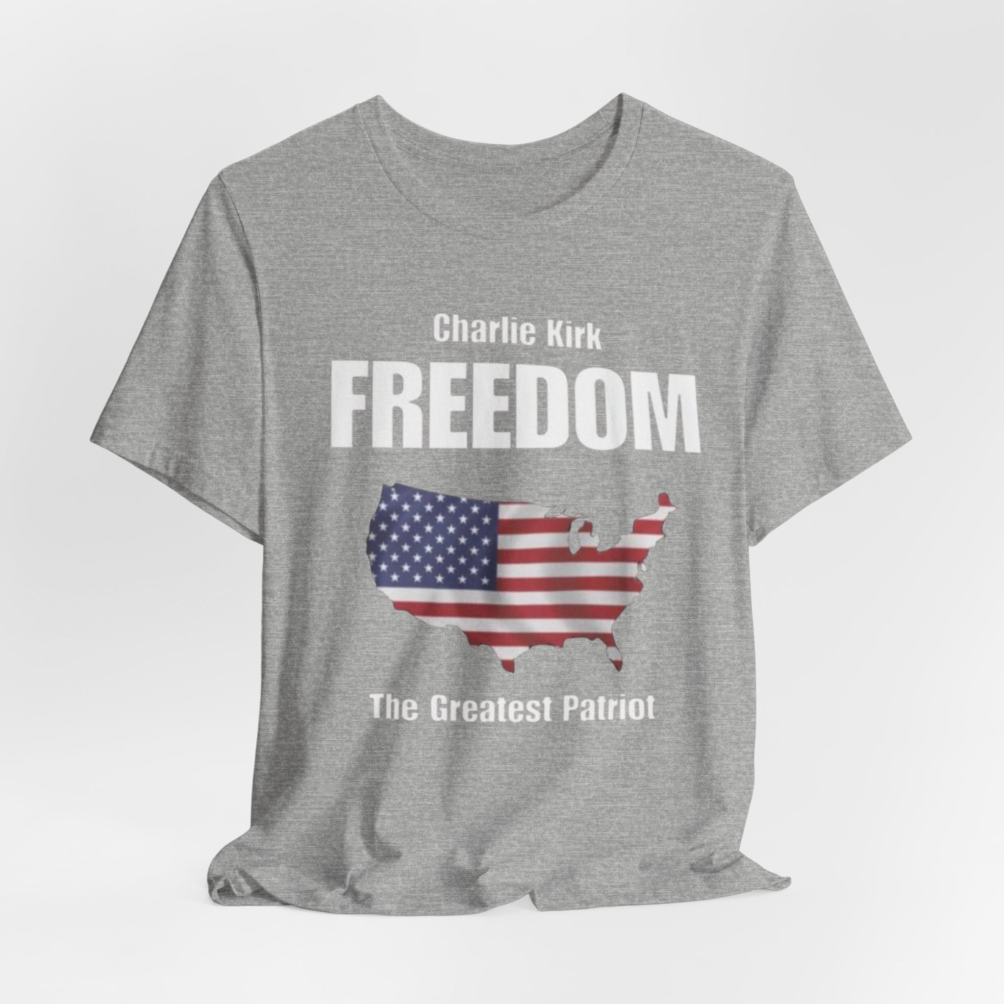Patriotic Freedom Tee, Unisex Jersey T-Shirt, American Flag Shirt, Independence Day Gift, Memorial Day Apparel, Politically-Themed Shirt