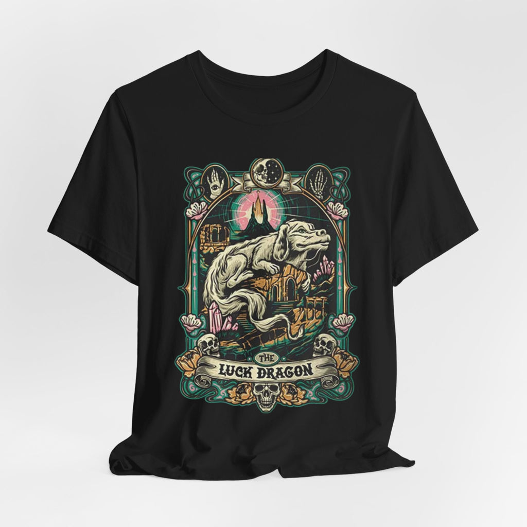 Luck Dragon T-Shirt — Vintage Fantasy Dragon Graphic Tee