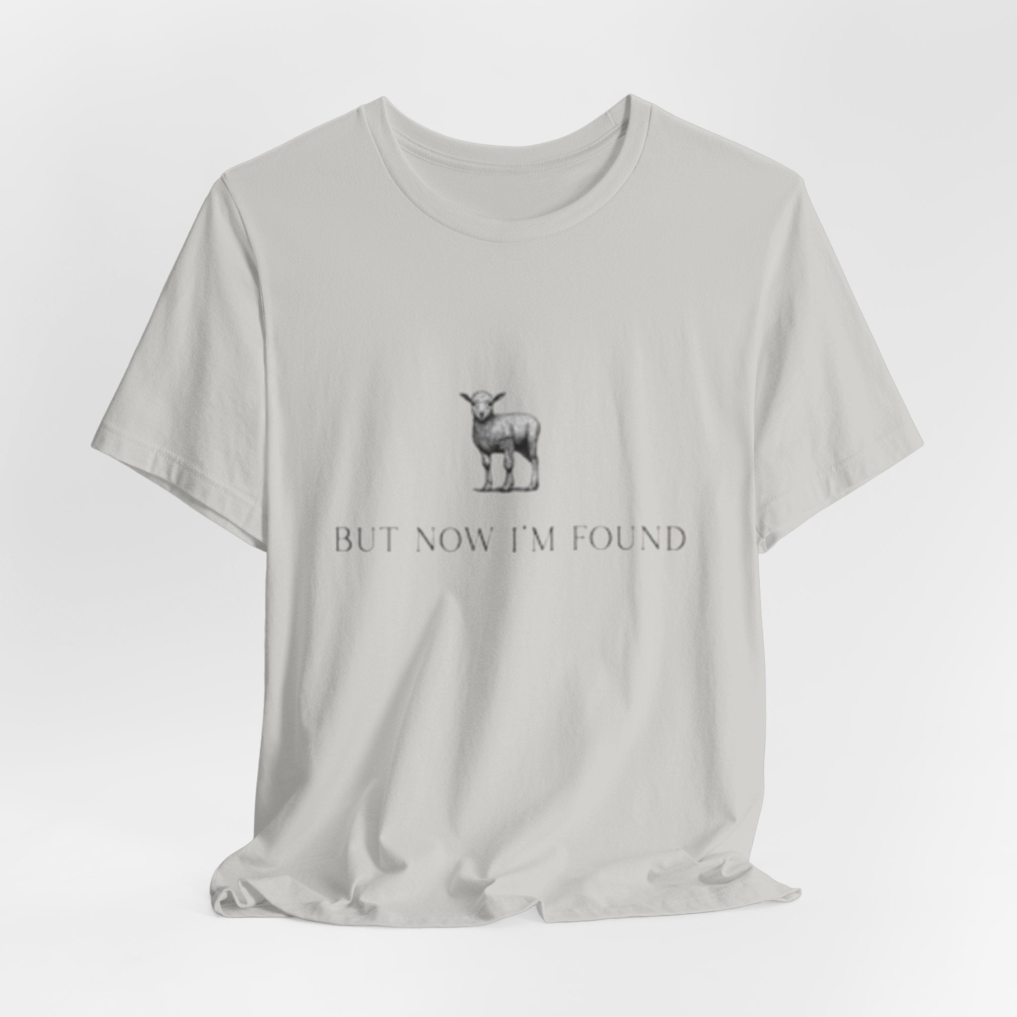 Lamb Illustration with "But Now I'm Found" Tee | christian tee, Jesus shirt, Spiritual shirt,