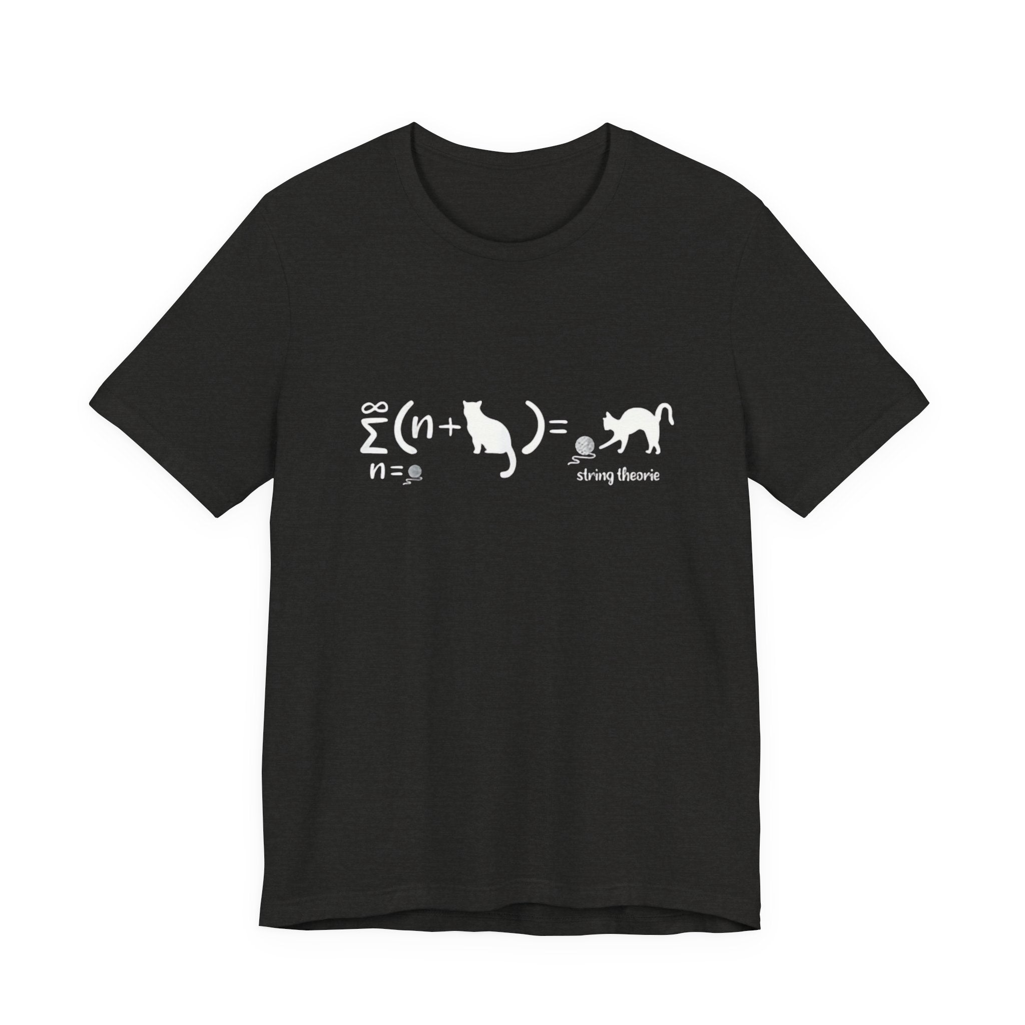 Cat String Theory T-Shirt | Math Physics Humor Tee