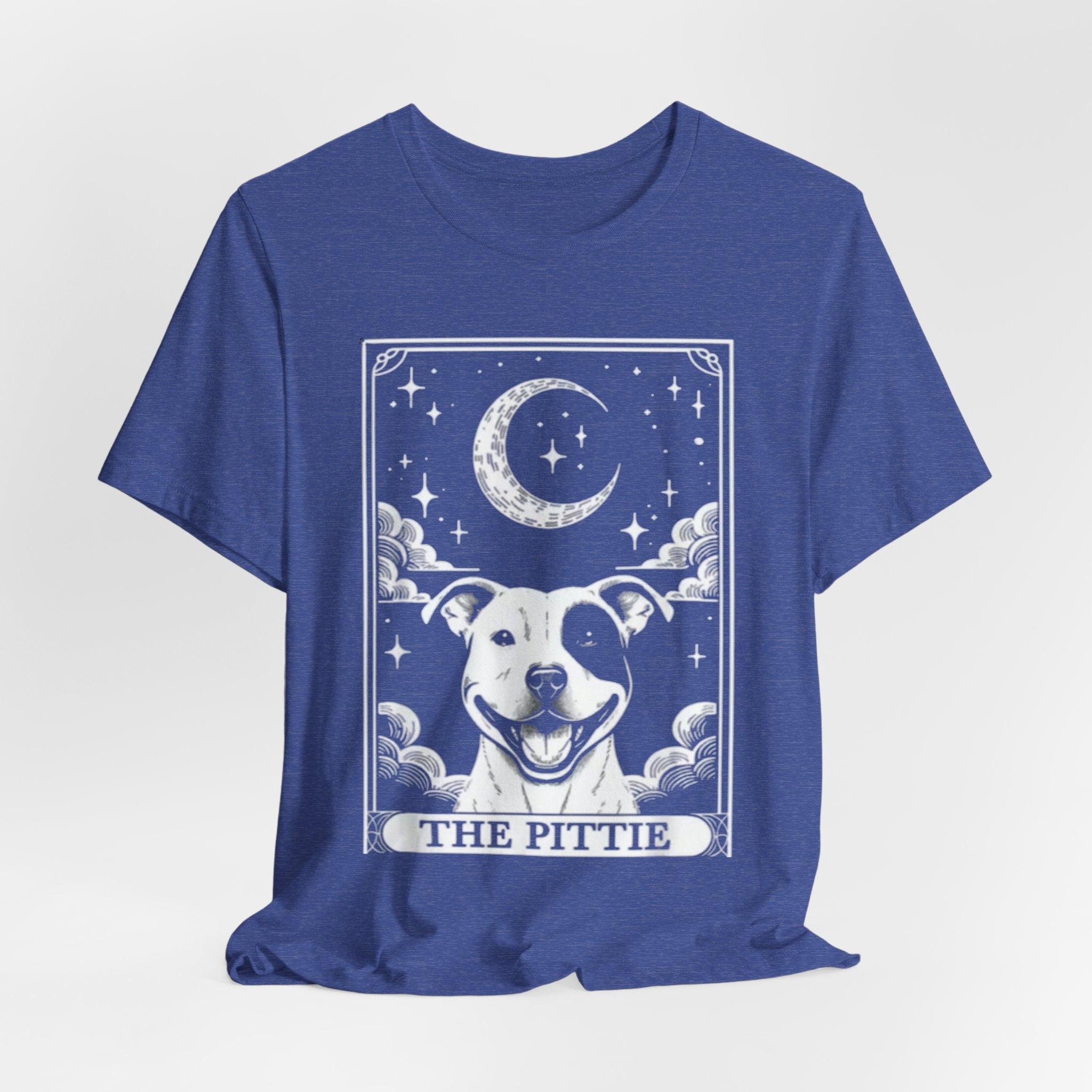 The Pittie Moon Illustration T-Shirt | Pitbull Dog Tee
