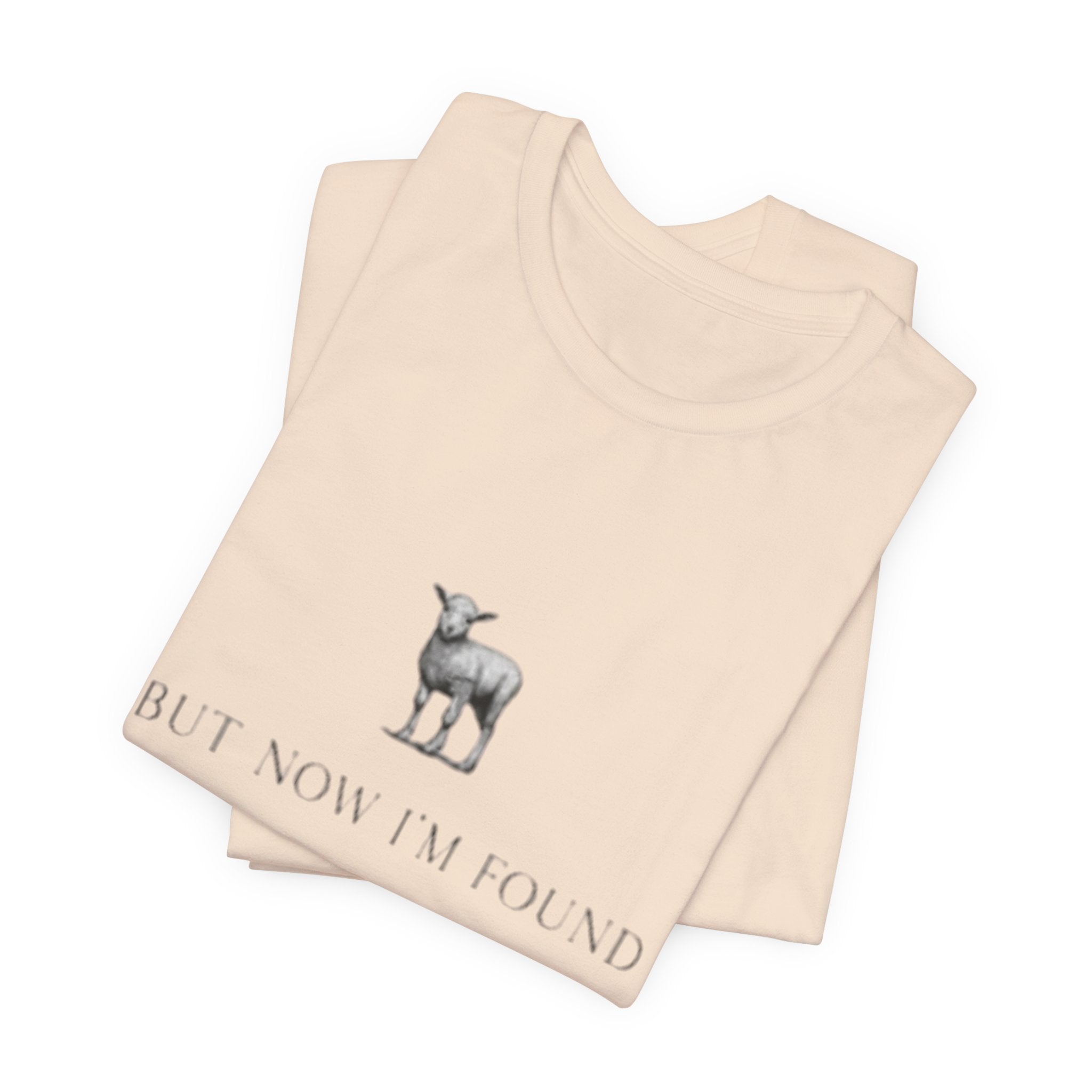 Lamb Illustration with "But Now I'm Found" Tee | christian tee, Jesus shirt, Spiritual shirt,