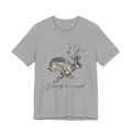 Gravity is a myth tee| hand -Drawn Jackalope Art, Script Motto