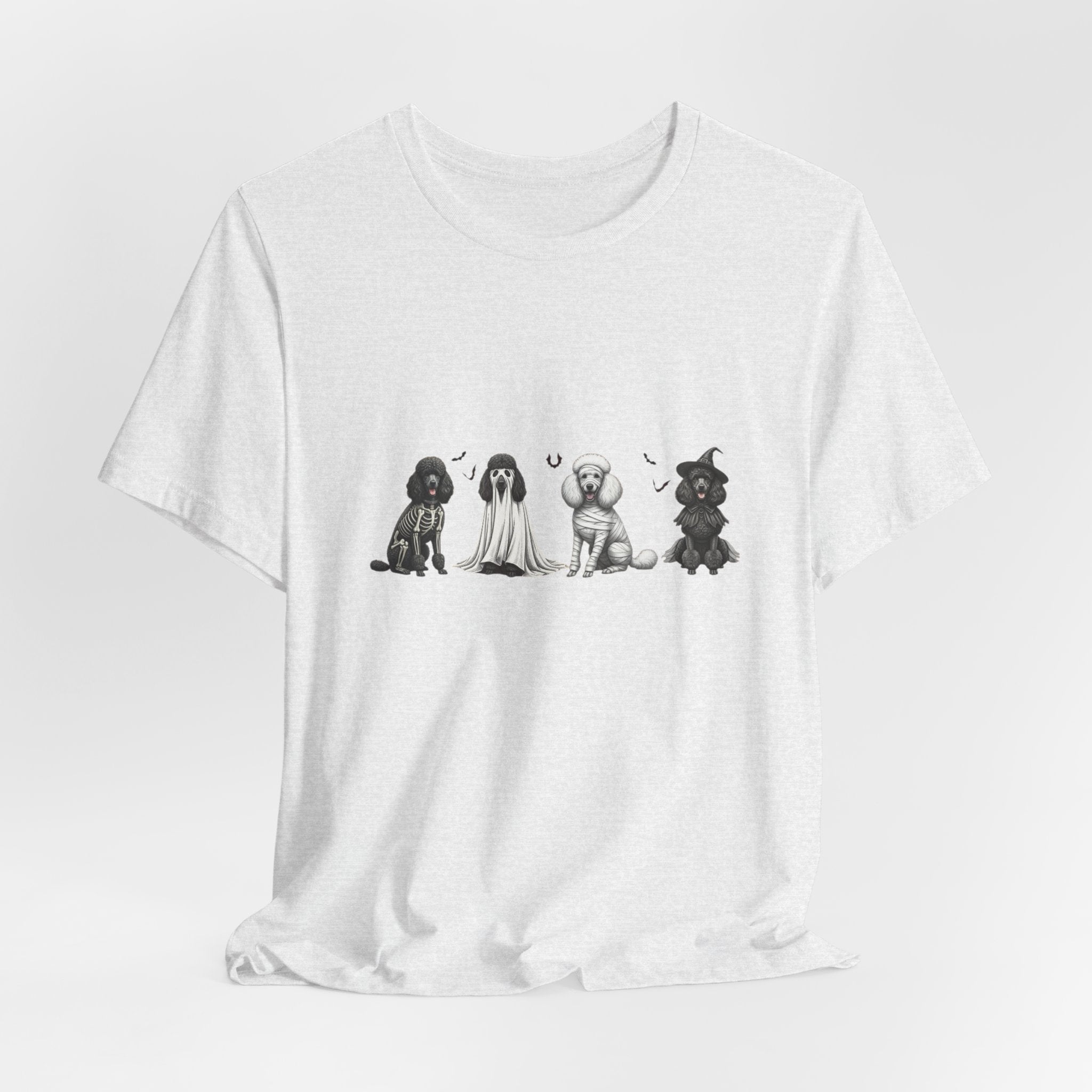 Poodle Halloween Shirt, Unisex Tee, Funny Dog Tshirt, Costume Top, Animal Lover Gift