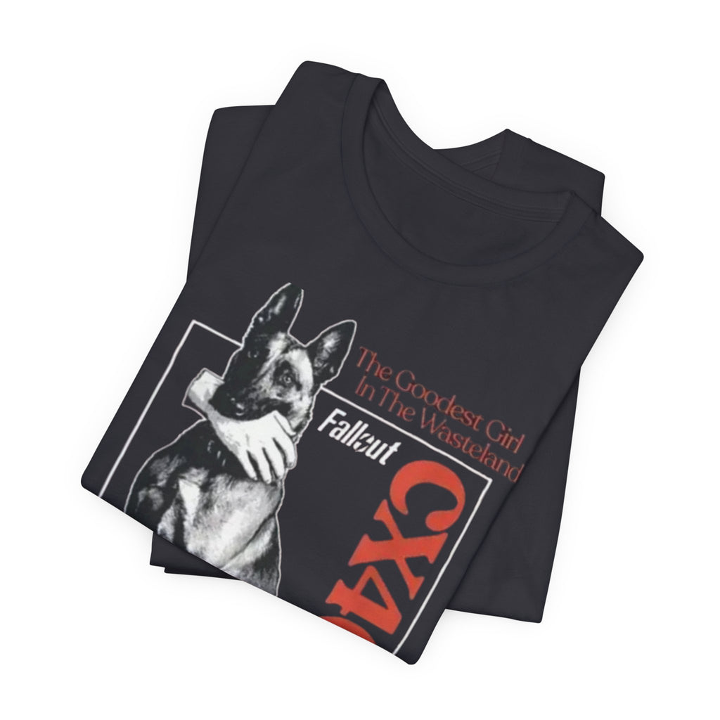 Fallout , Belgian Malinios Dog Protection Tee — Vintage German Shepherd 'CX404' Graphic T-Shirt