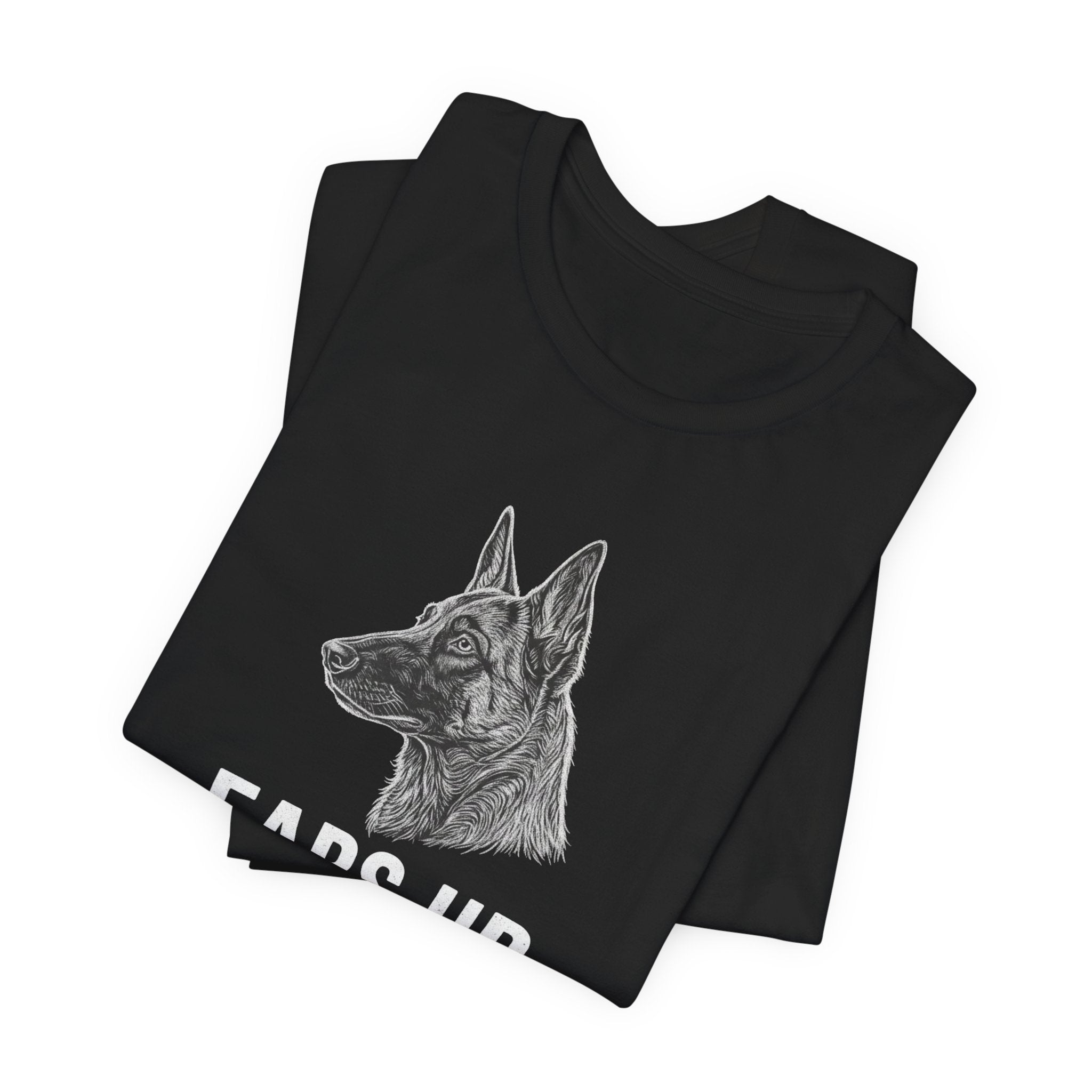 Belgian Malinios ears Up tee | Dog K9 Canine Shirt, Police K9 Design