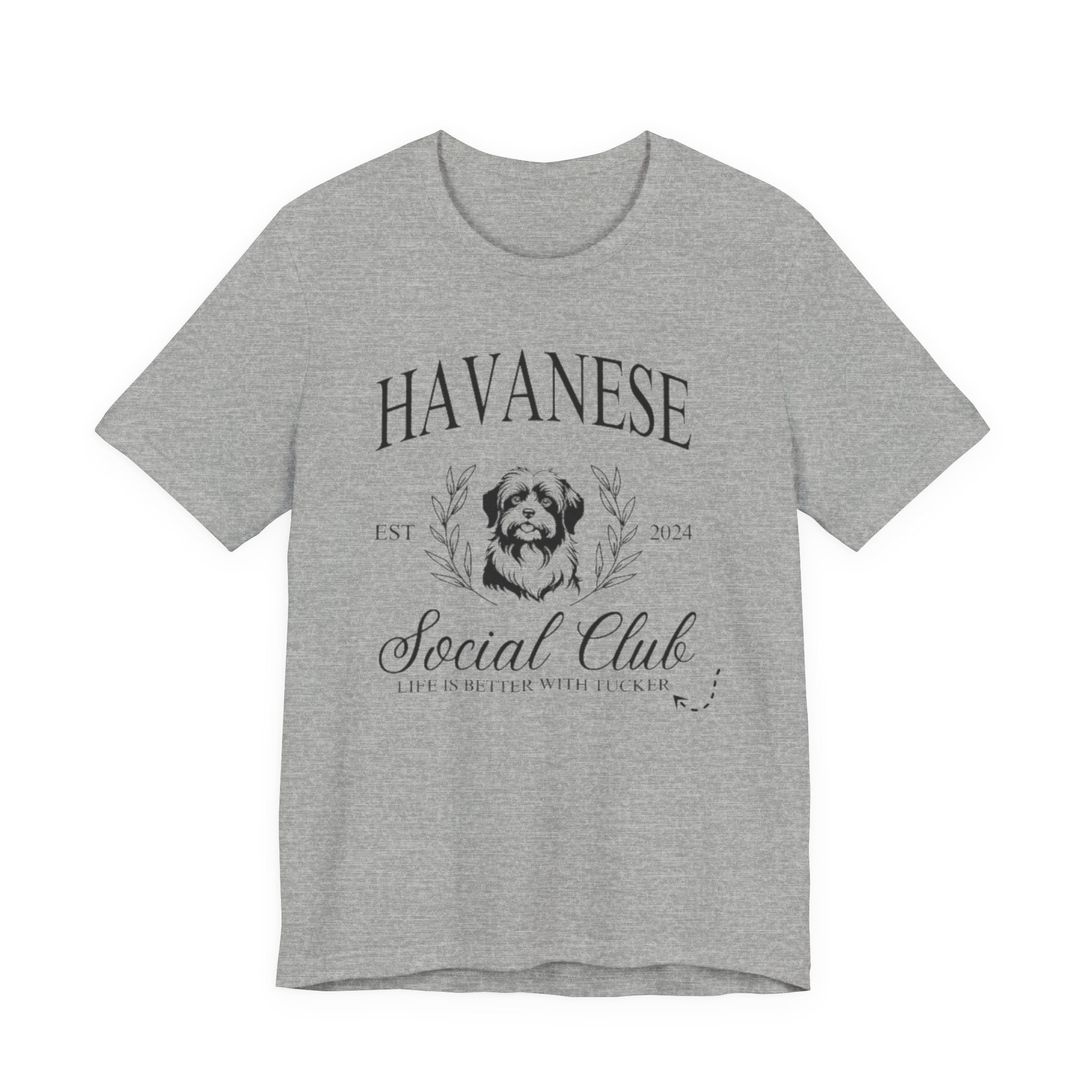 Havanese Social Club Tee, Cute Pet Lover Shirt, Dog Owner Gift, Birthday Gift, Casual Wear
