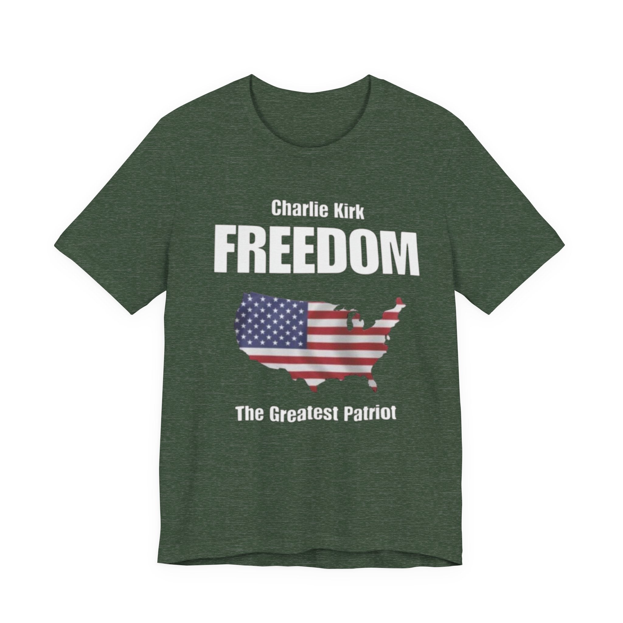 Patriotic Freedom Tee, Unisex Jersey T-Shirt, American Flag Shirt, Independence Day Gift, Memorial Day Apparel, Politically-Themed Shirt