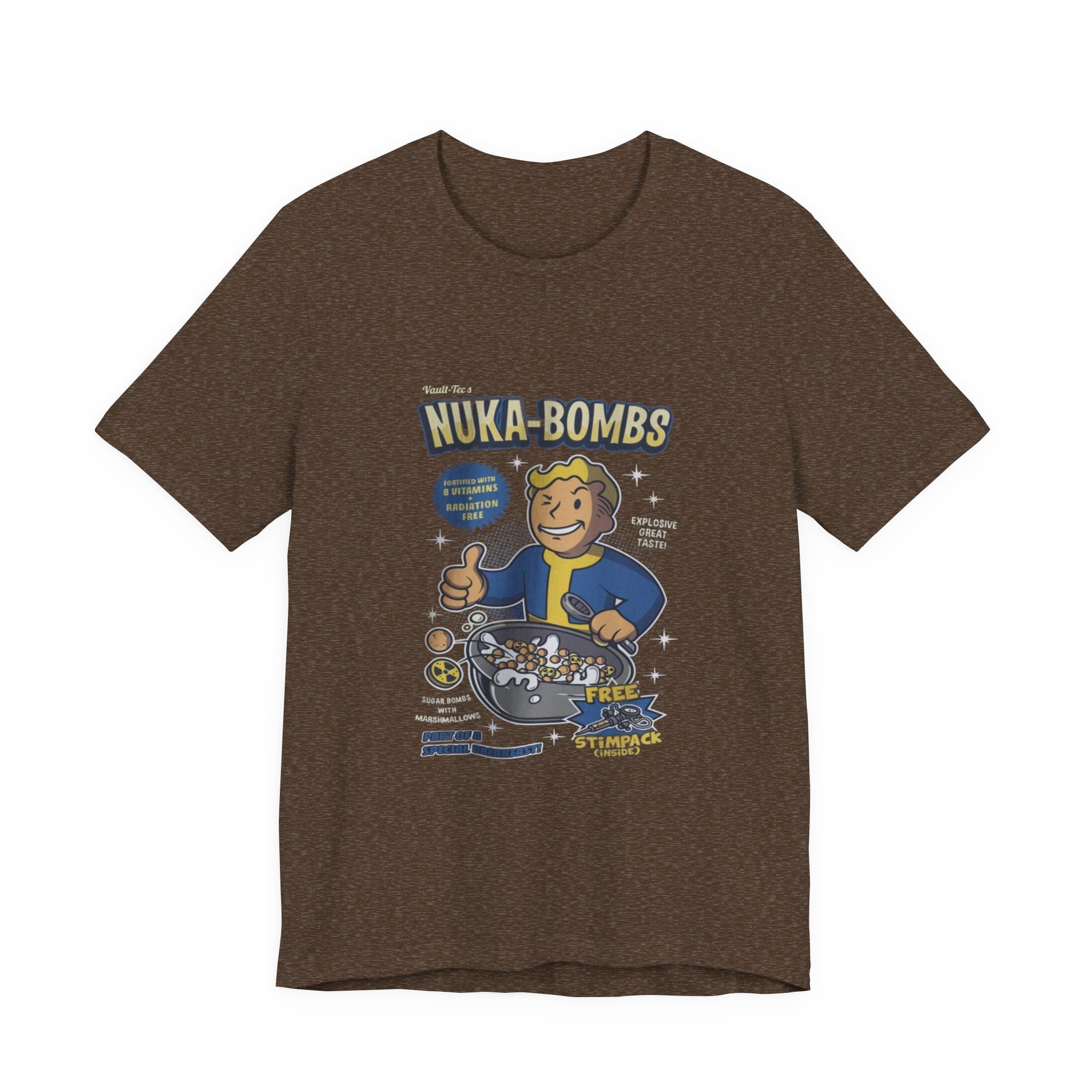 Vault Boy Nuka-Bombs Retro Gamer T‑Shirt, Fallout tee