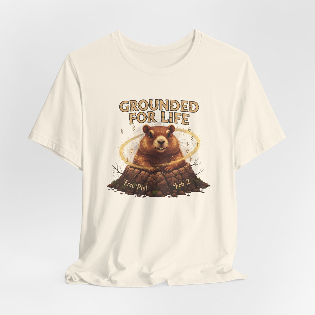 Grounded For Life Groundhog  tee | groundhog illustration shirtstration