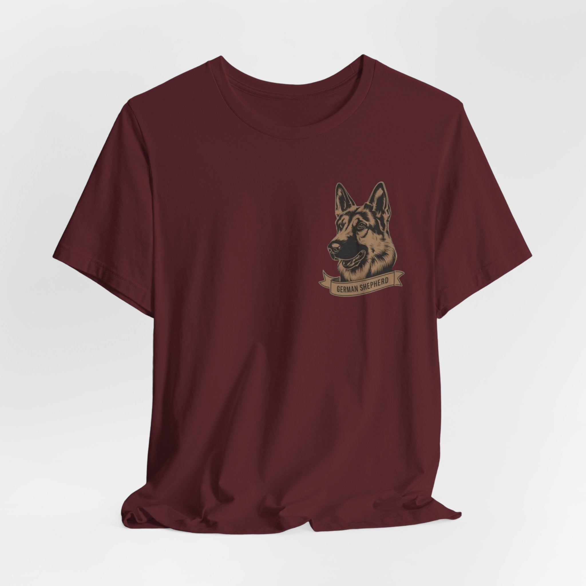 German Shepherd Portrait Tee — "Best Friend" Vintage Dog T-Shirt