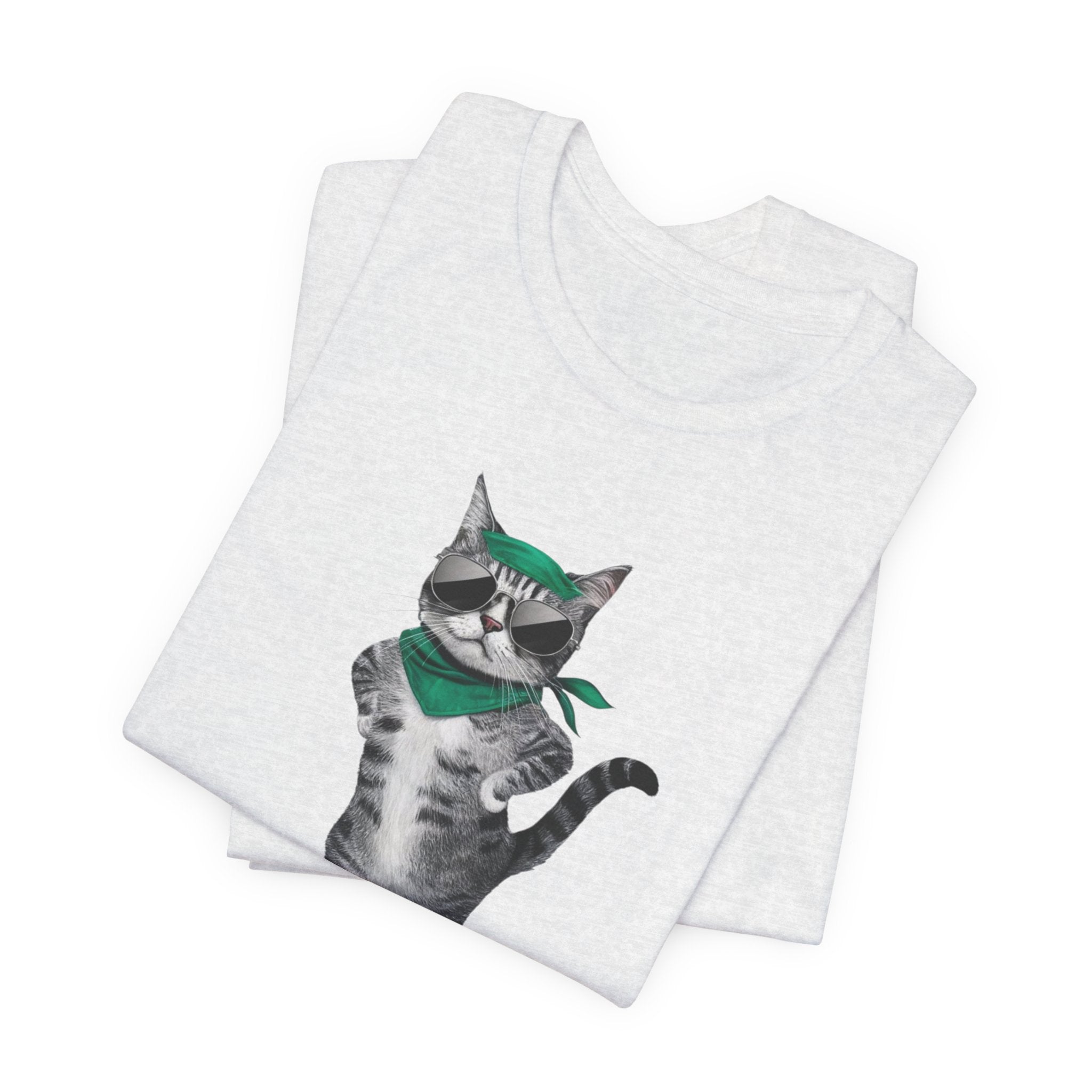 Skateboarding Cat Tee | Cool Cat on Skateboard Shirt