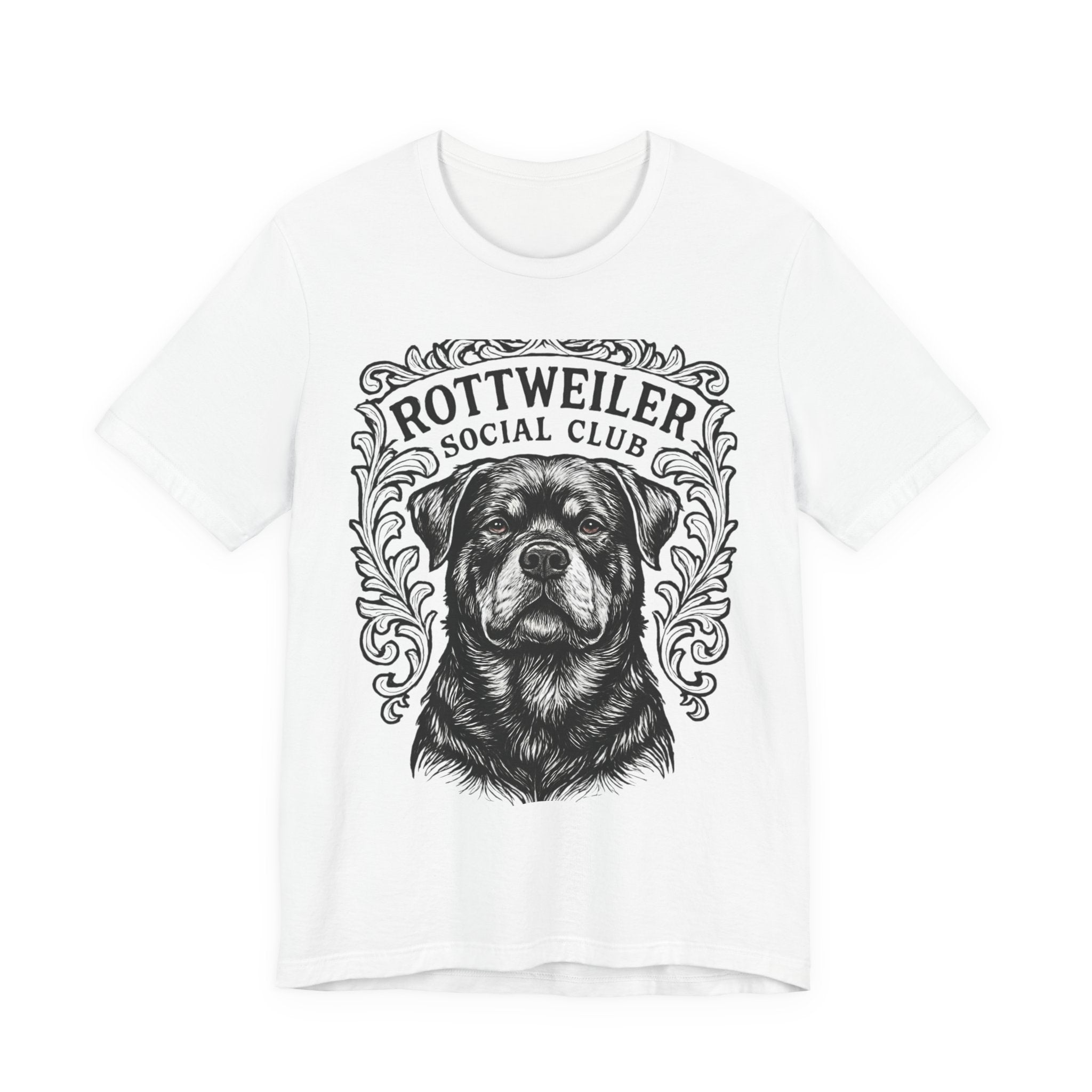 Rottweiler Social Club Tee - Unisex Jersey Short Sleeve T-Shirt for Dog Lovers, Casual Wear, Gift for Pet Owners, Dog Themed Apparel, [...]