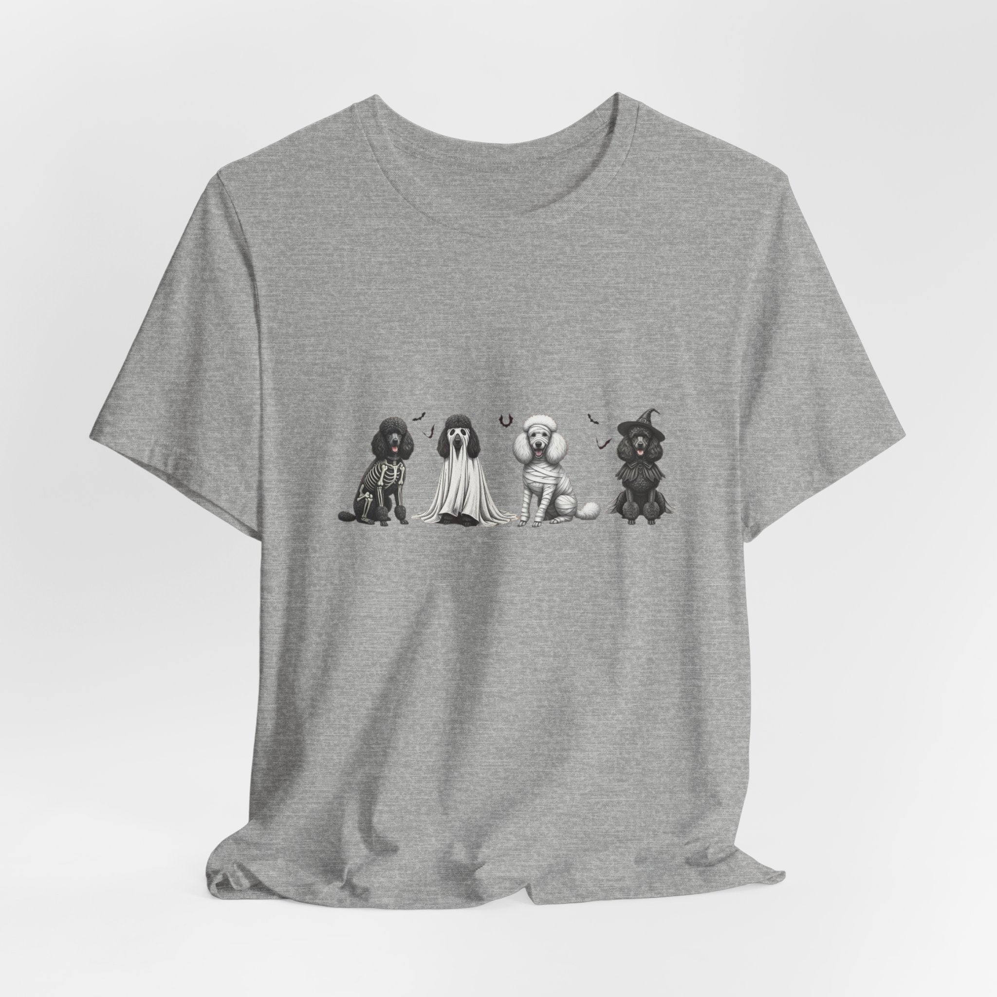 Poodle Halloween Shirt, Unisex Tee, Funny Dog Tshirt, Costume Top, Animal Lover Gift