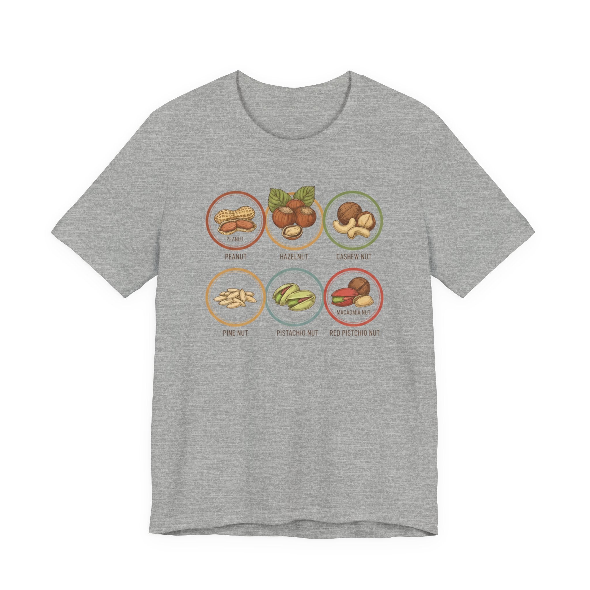 Tree Nut Food Icons T-Shirt | Funny tree nut shirt, Best in show tee, Illustrations