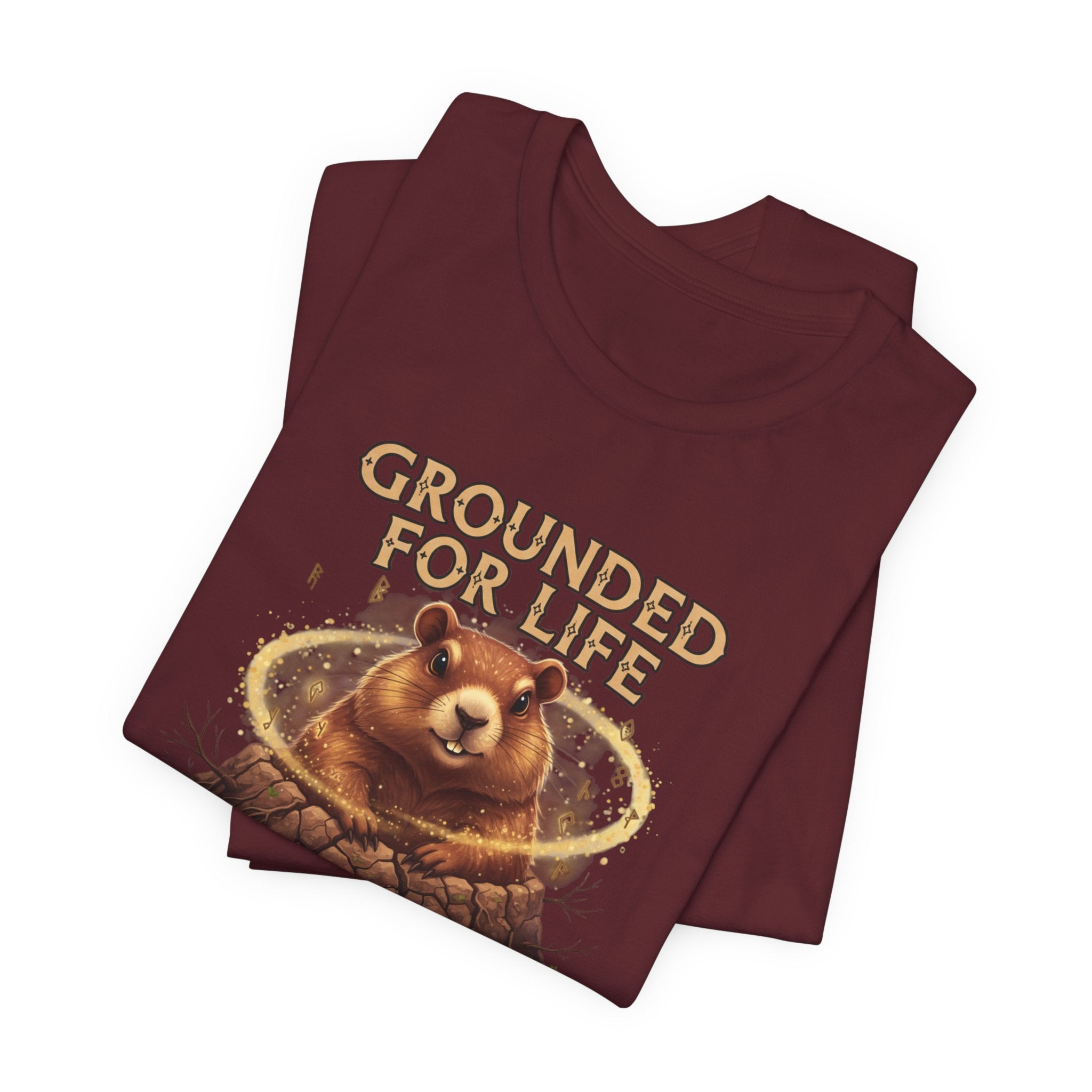 Grounded For Life Groundhog  tee | groundhog illustration shirtstration