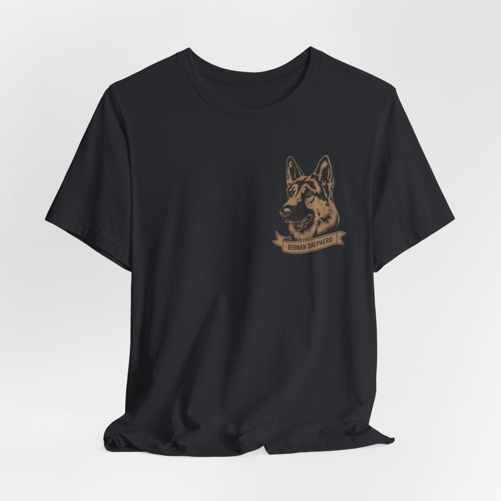 German Shepherd Portrait Tee — "Best Friend" Vintage Dog T-Shirt