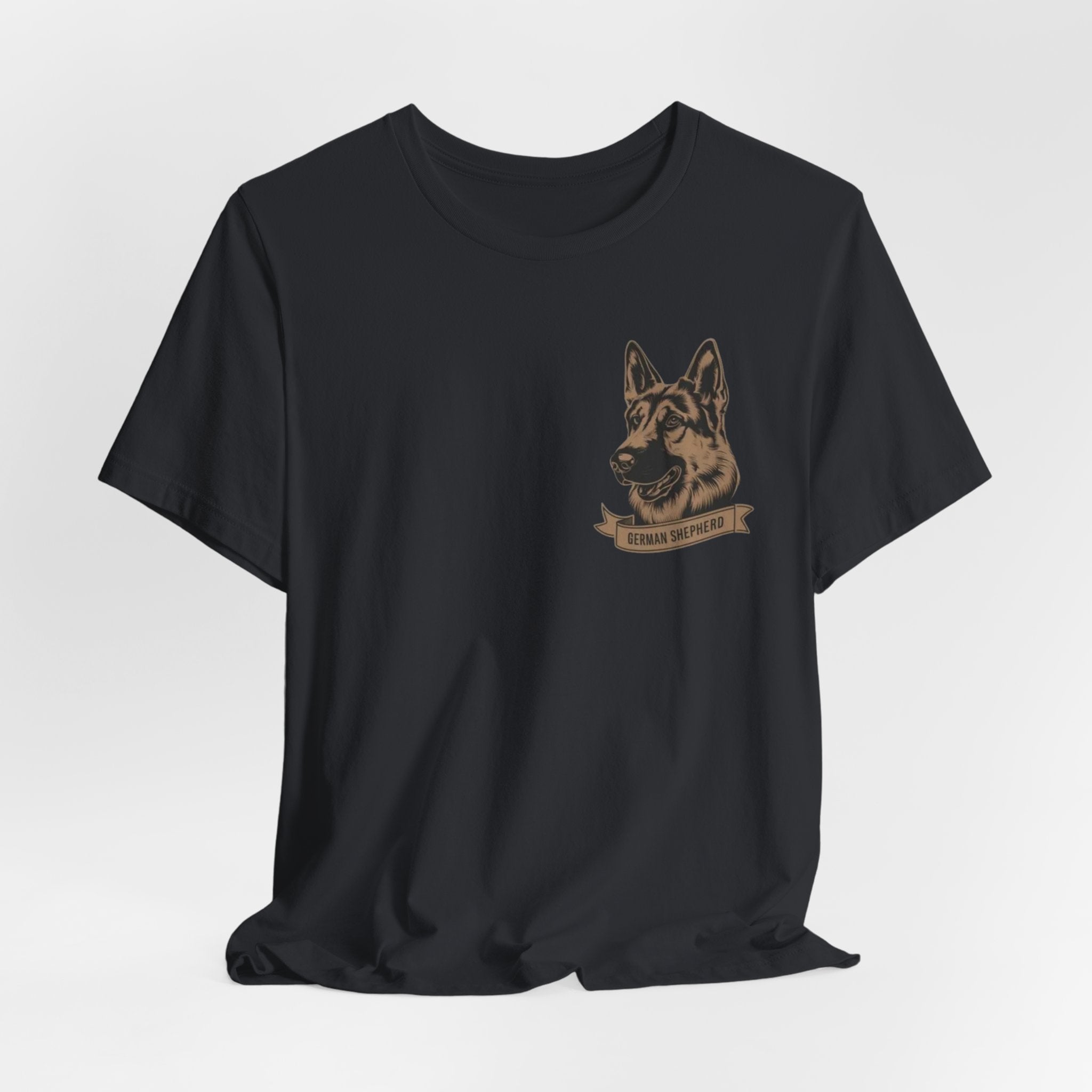 German Shepherd Portrait Tee — "Best Friend" Vintage Dog T-Shirt