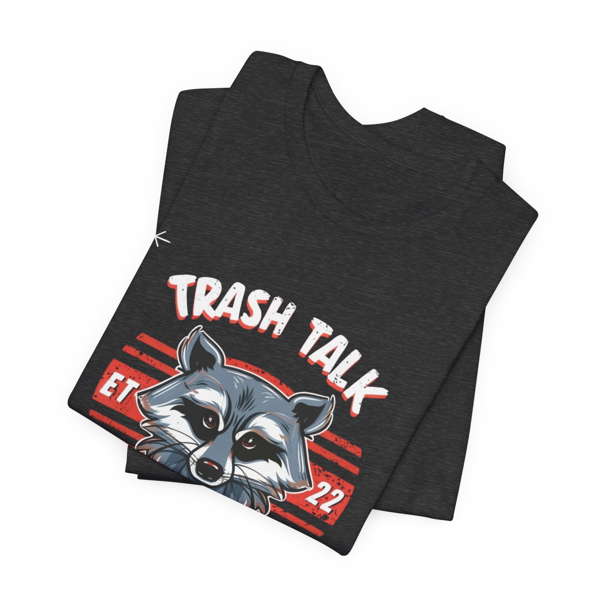 Funny Raccoon 'Trash Talk Champion' T-Shirt