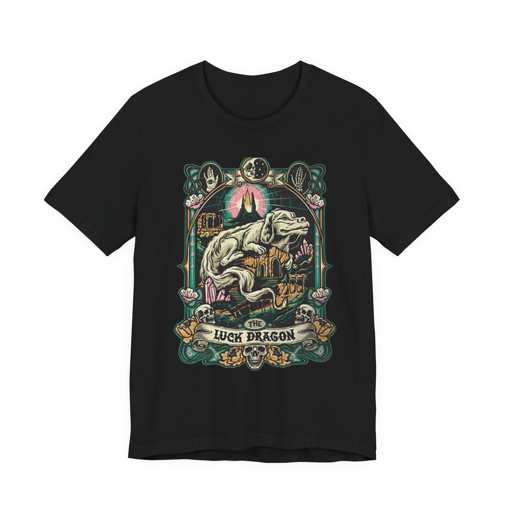 Luck Dragon T-Shirt — Vintage Fantasy Dragon Graphic Tee