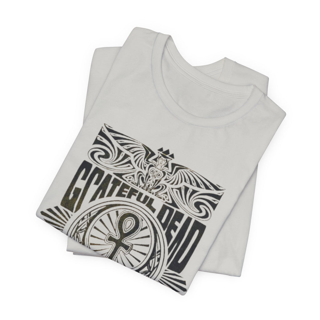 Grateful Dead Skull Ankh Graphic Tee | Vintage Band Poster Style