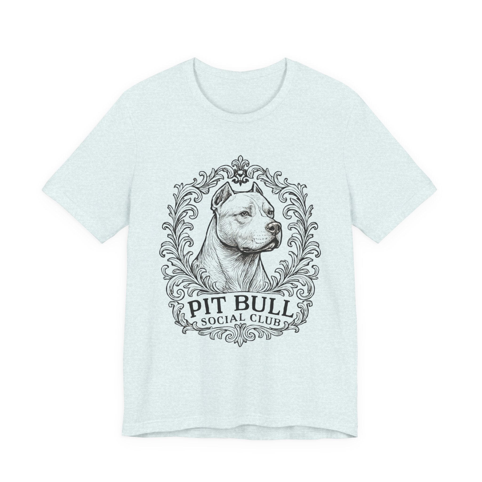 Pit Bull Social Club Tee - Unisex Jersey Short Sleeve Shirt, Dog Lover Gift, Pet Awareness Apparel, Animal Rescue Fundraiser, Casual Wear