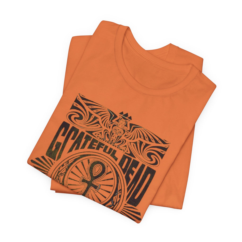 Grateful Dead Skull Ankh Graphic Tee | Vintage Band Poster Style