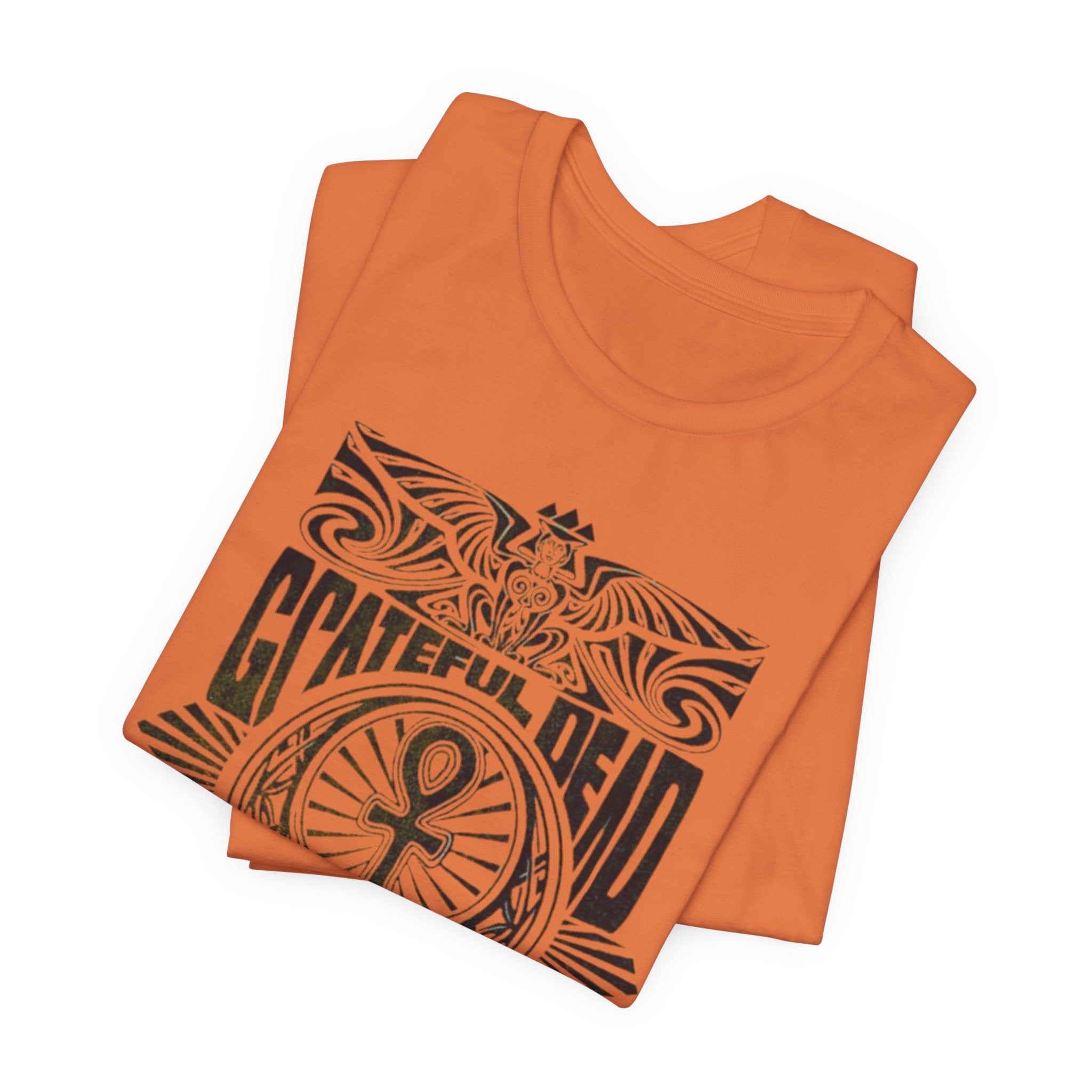 Grateful Dead Skull Ankh Graphic Tee | Vintage Band Poster Style