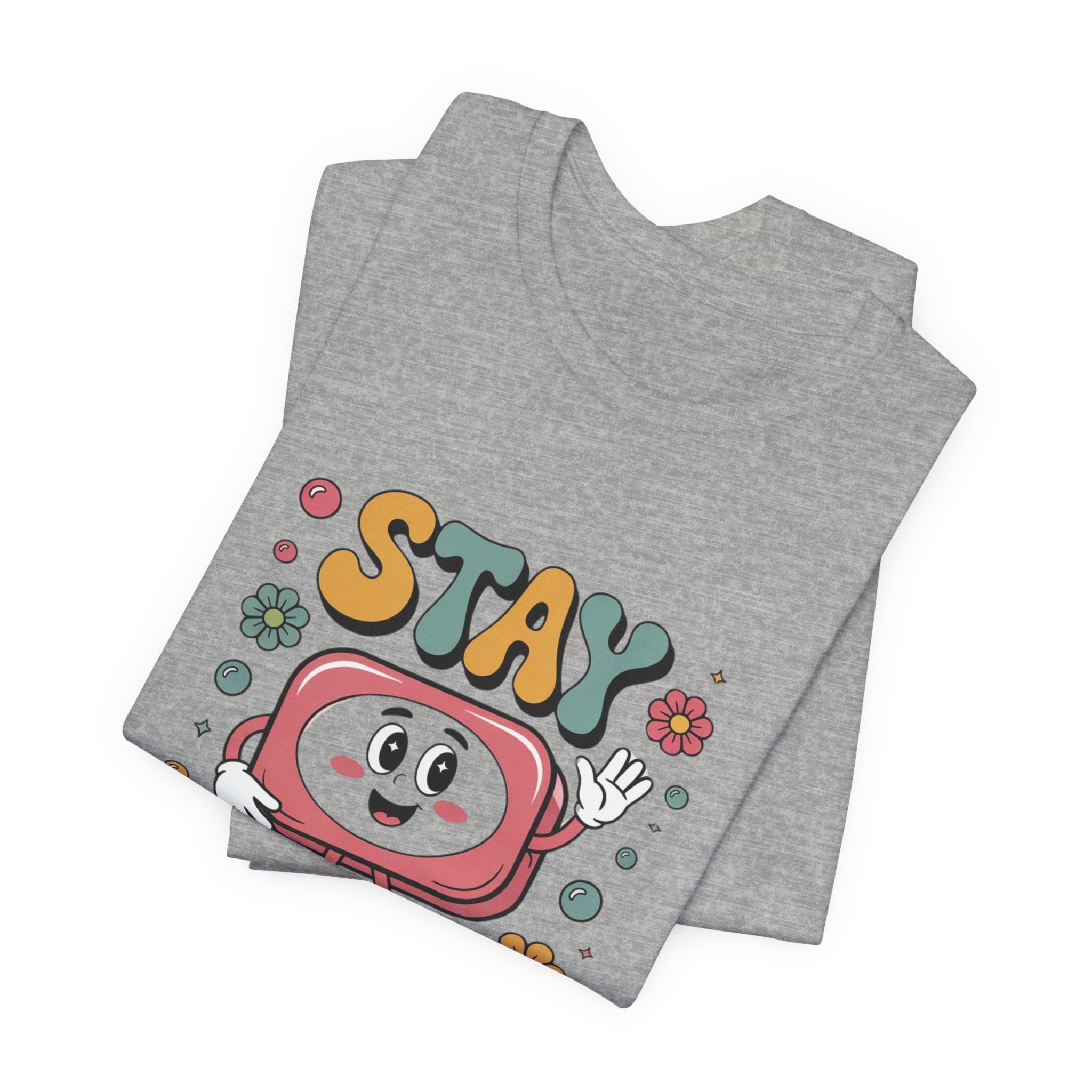 Stay Weird Unisex Jersey Tee - Fun Casual Fashion, Unique Gift, Friendship, Self-Expression, Cool Graphic Shirt