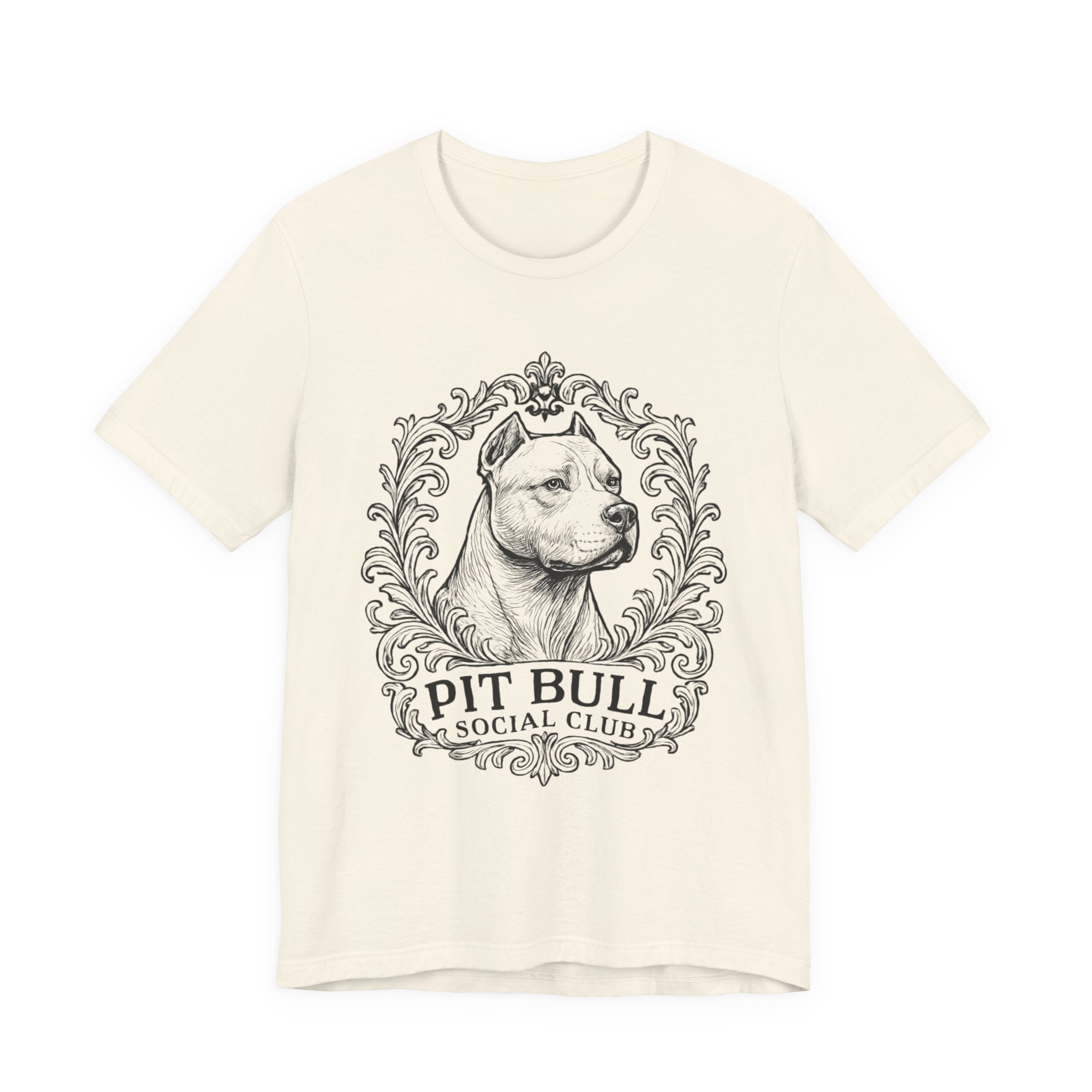 Pit Bull Social Club Tee - Unisex Jersey Short Sleeve Shirt, Dog Lover Gift, Pet Awareness Apparel, Animal Rescue Fundraiser, Casual Wear