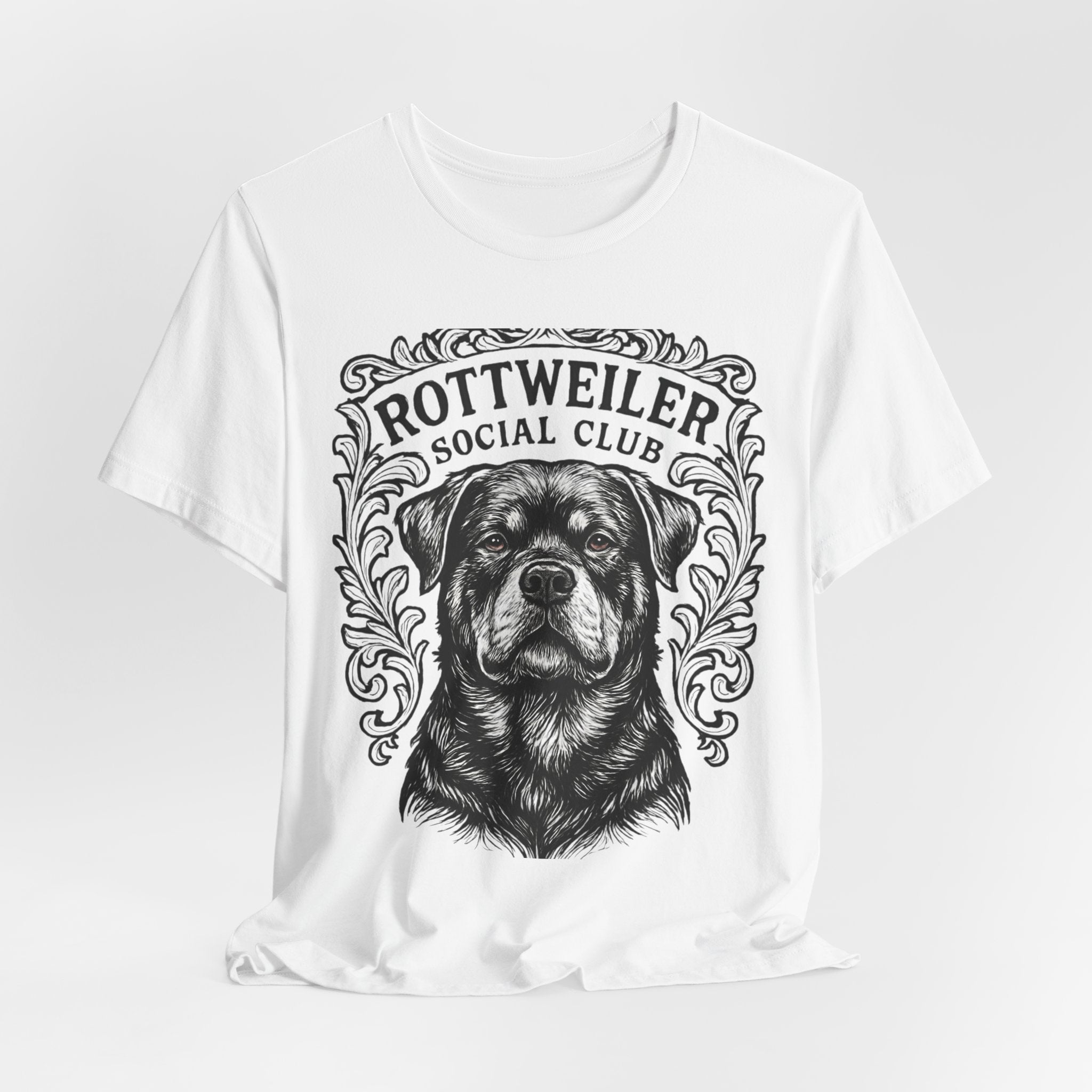 Rottweiler Social Club Tee - Unisex Jersey Short Sleeve T-Shirt for Dog Lovers, Casual Wear, Gift for Pet Owners, Dog Themed Apparel, [...]
