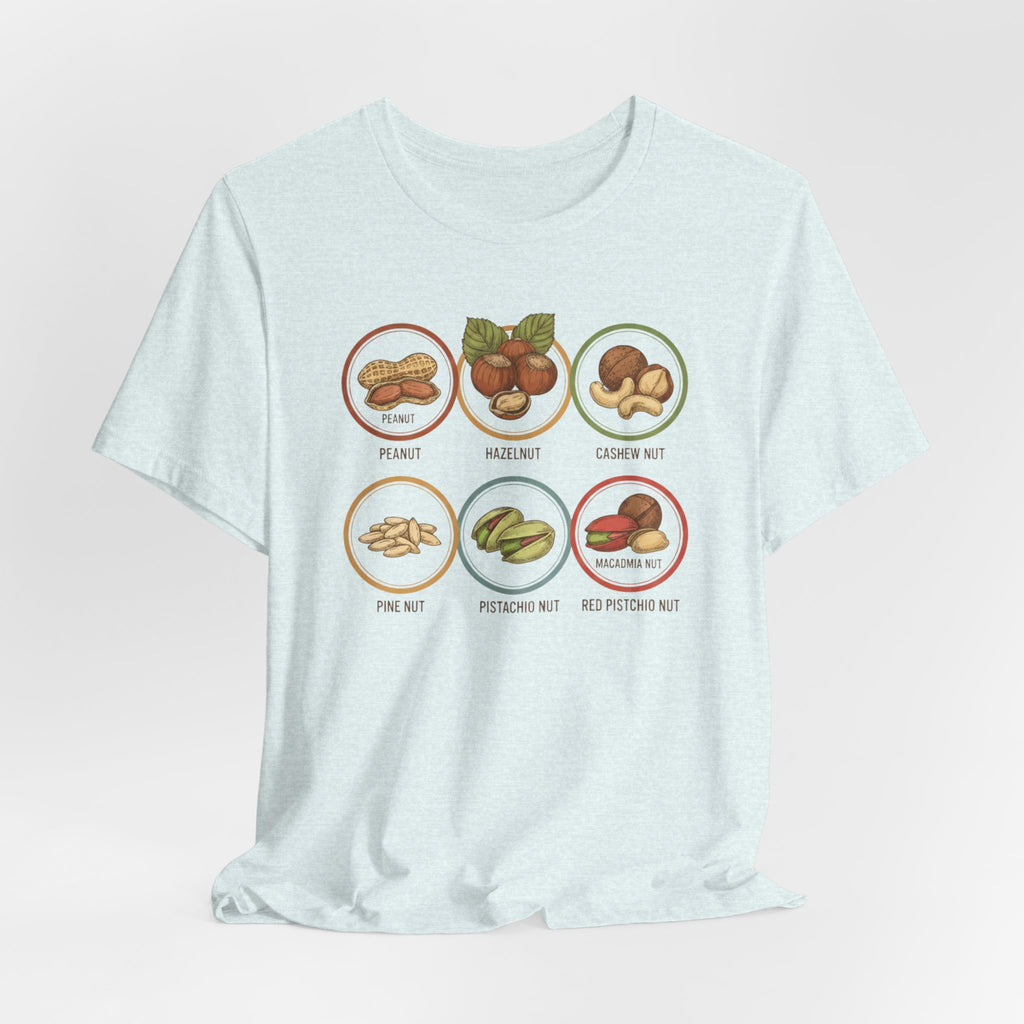 Tree Nut Food Icons T-Shirt | Funny tree nut shirt, Best in show tee, Illustrations