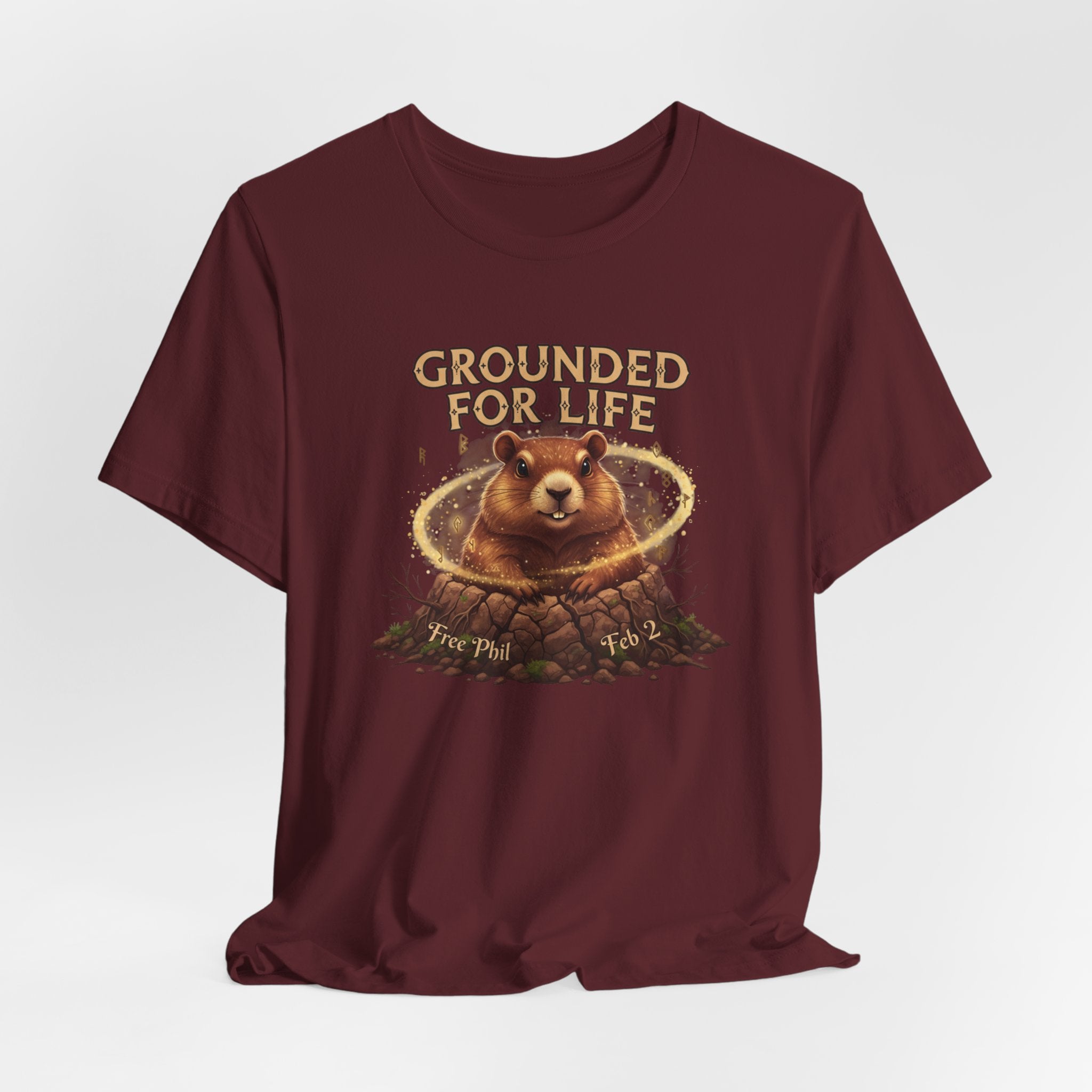 Grounded For Life Groundhog  tee | groundhog illustration shirtstration