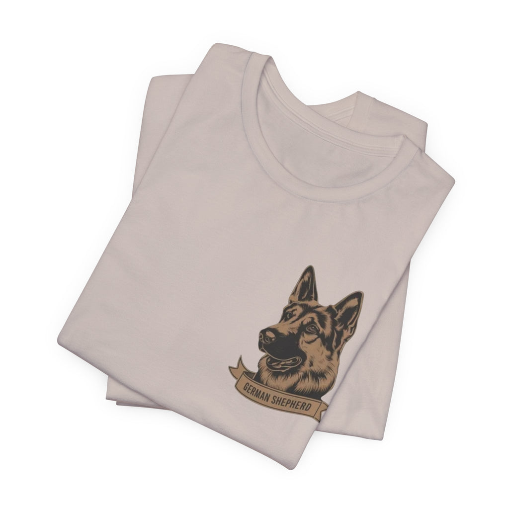 German Shepherd Portrait Tee — "Best Friend" Vintage Dog T-Shirt