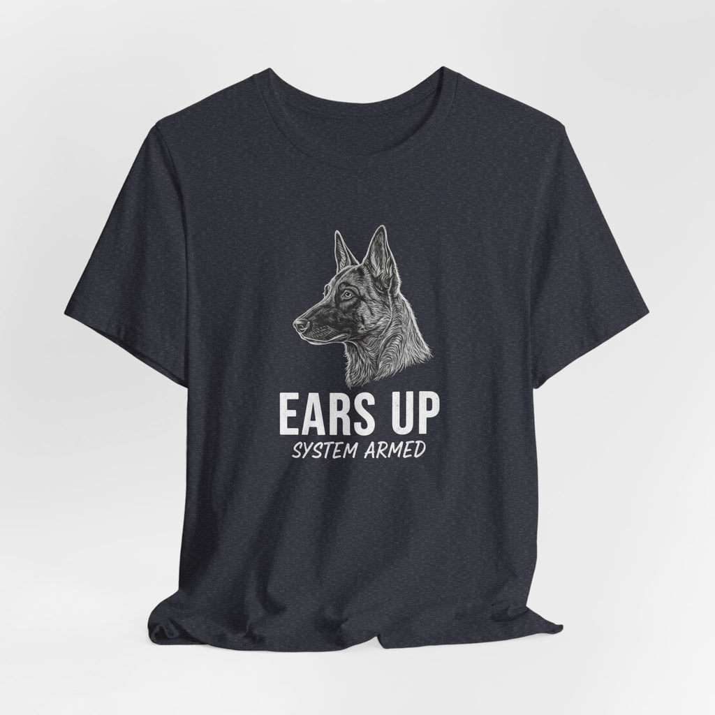 Belgian Malinios ears Up tee | Dog K9 Canine Shirt, Police K9 Design