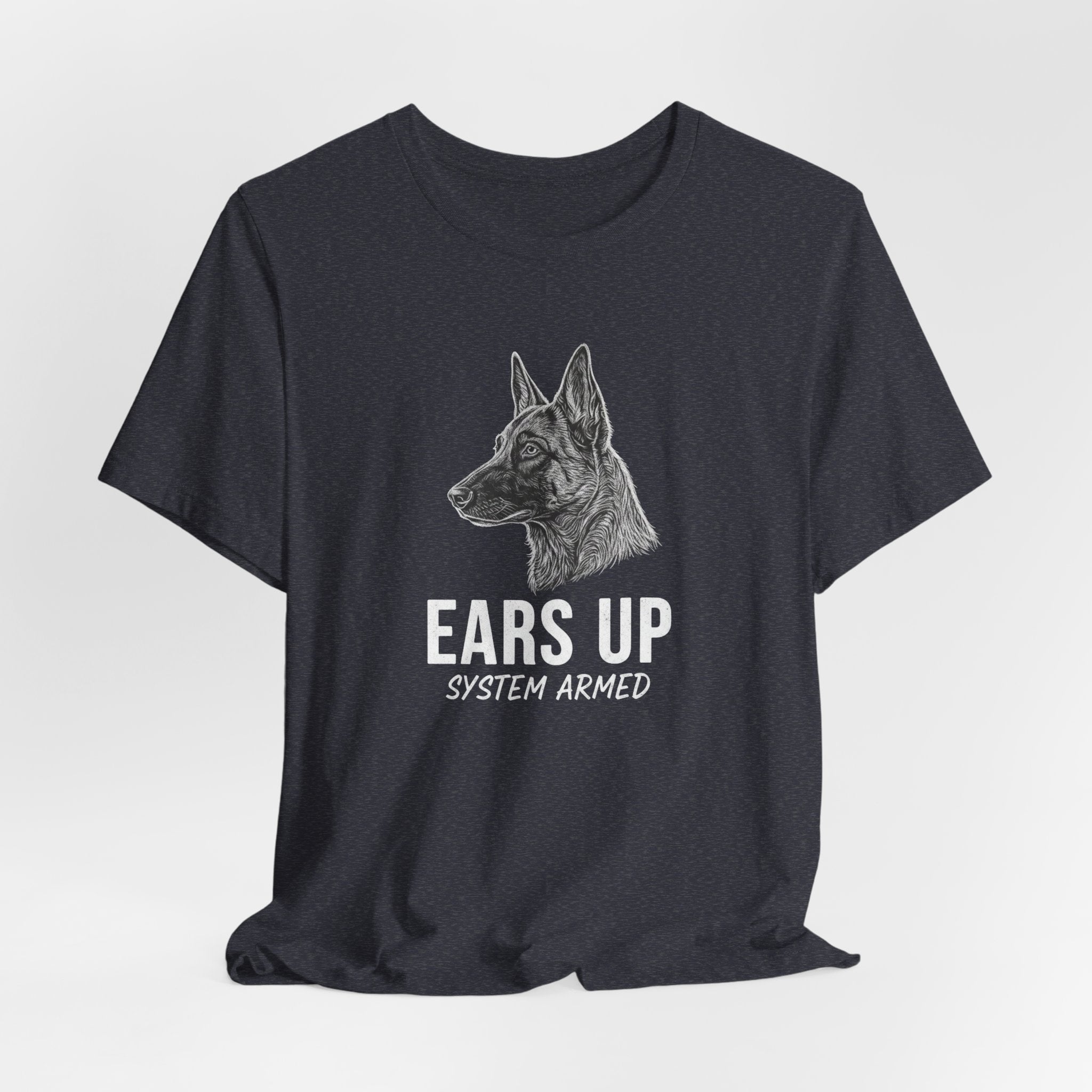 Belgian Malinios ears Up tee | Dog K9 Canine Shirt, Police K9 Design
