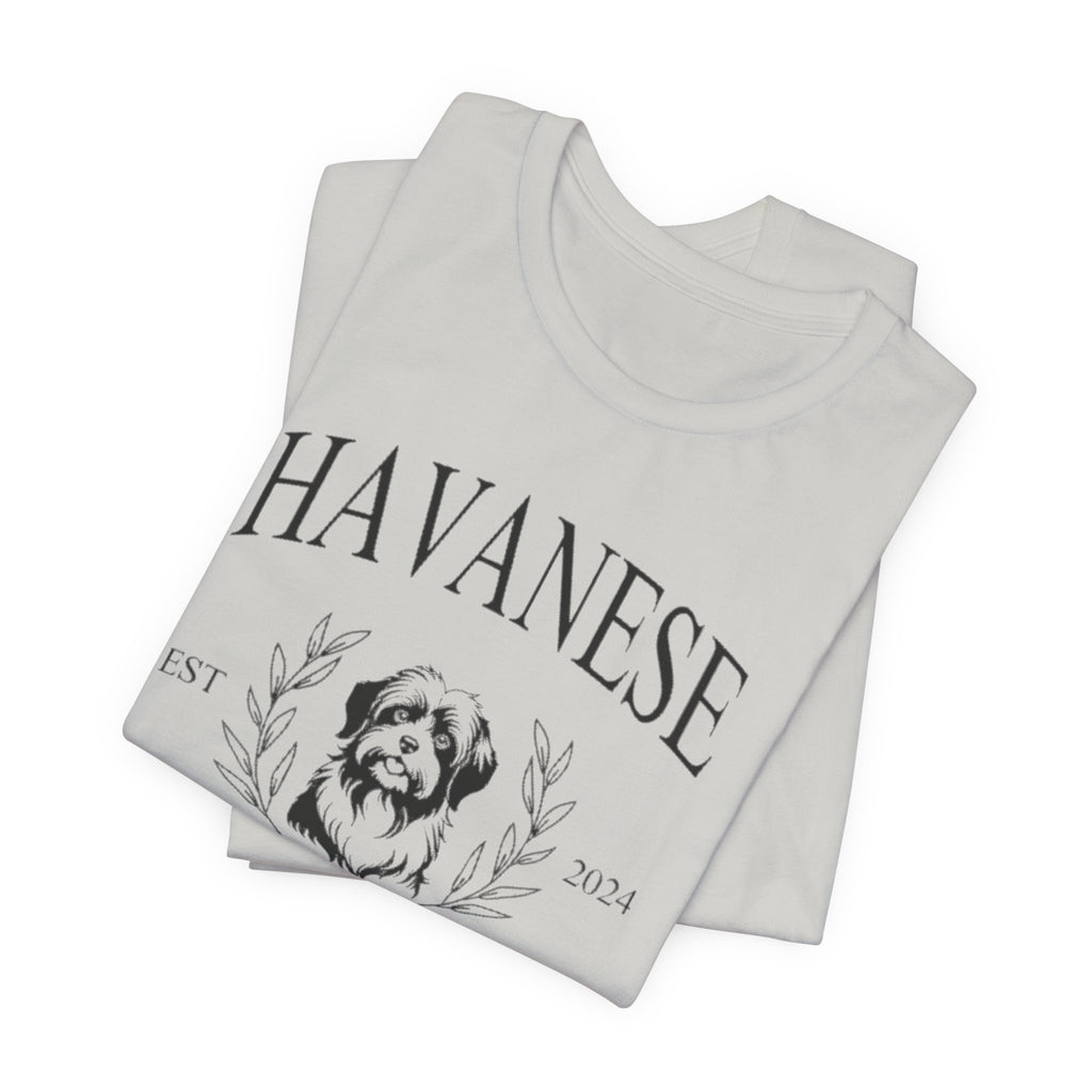 Havanese Social Club Tee, Cute Pet Lover Shirt, Dog Owner Gift, Birthday Gift, Casual Wear