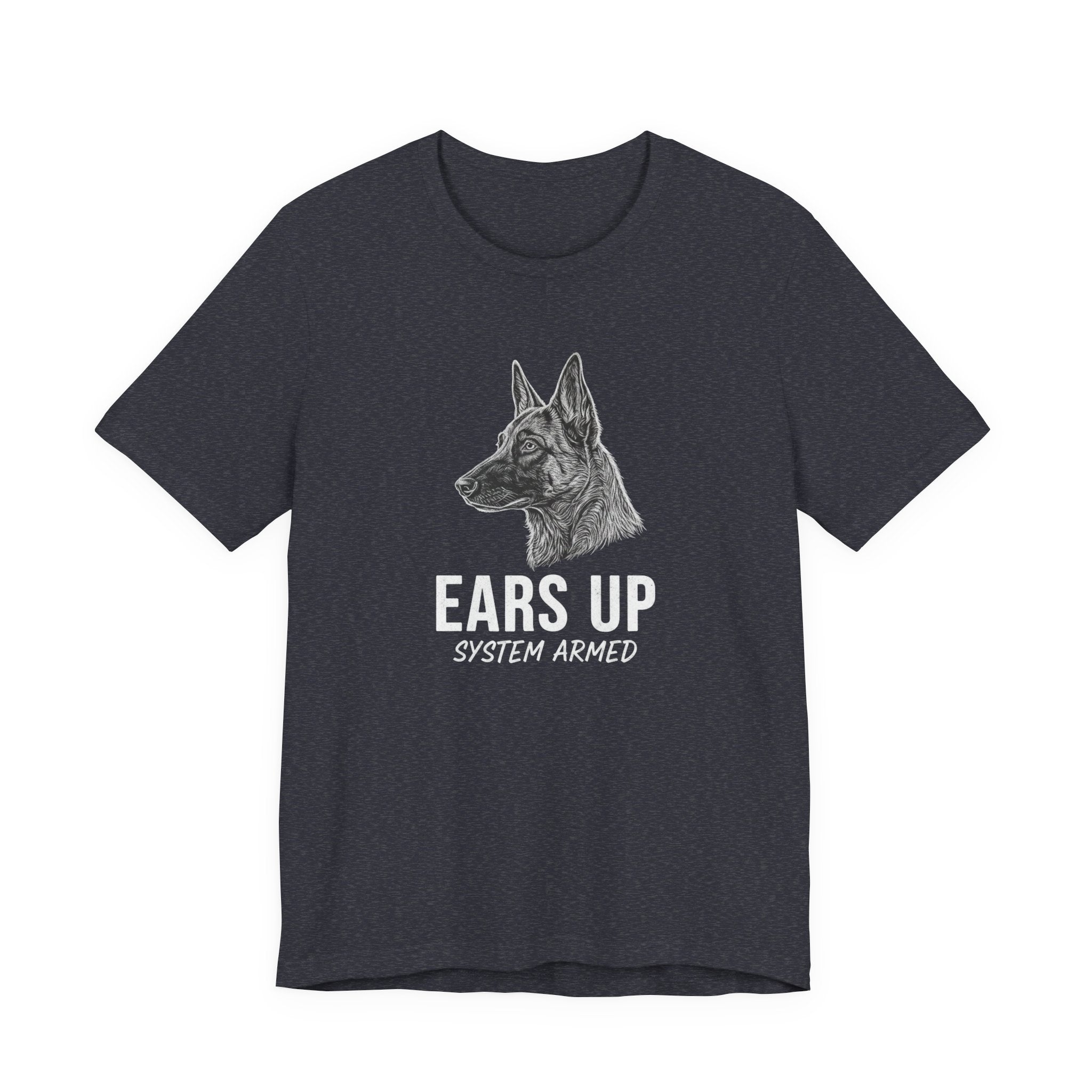 Belgian Malinios ears Up tee | Dog K9 Canine Shirt, Police K9 Design