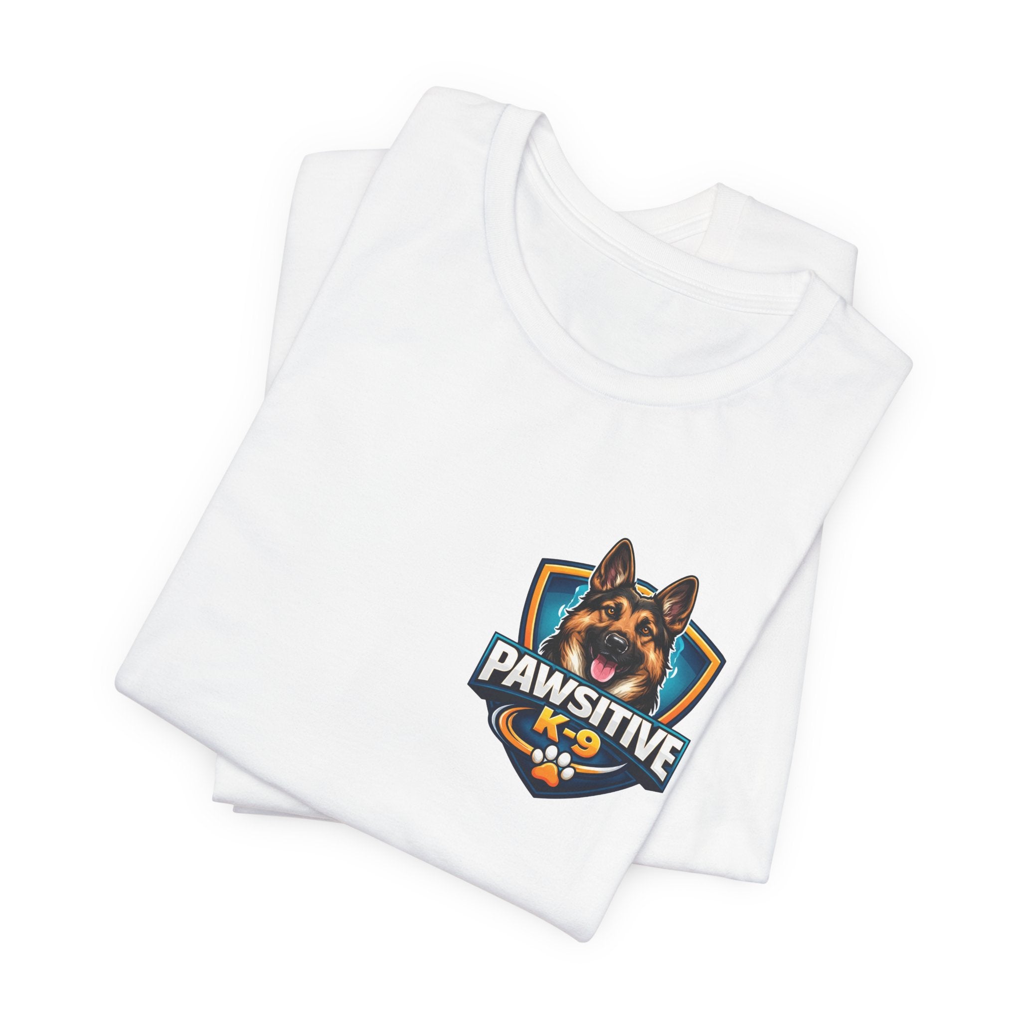 Pawsitive K-9 Dog Training Tee — "Pawsitive" Logo & Phone Number