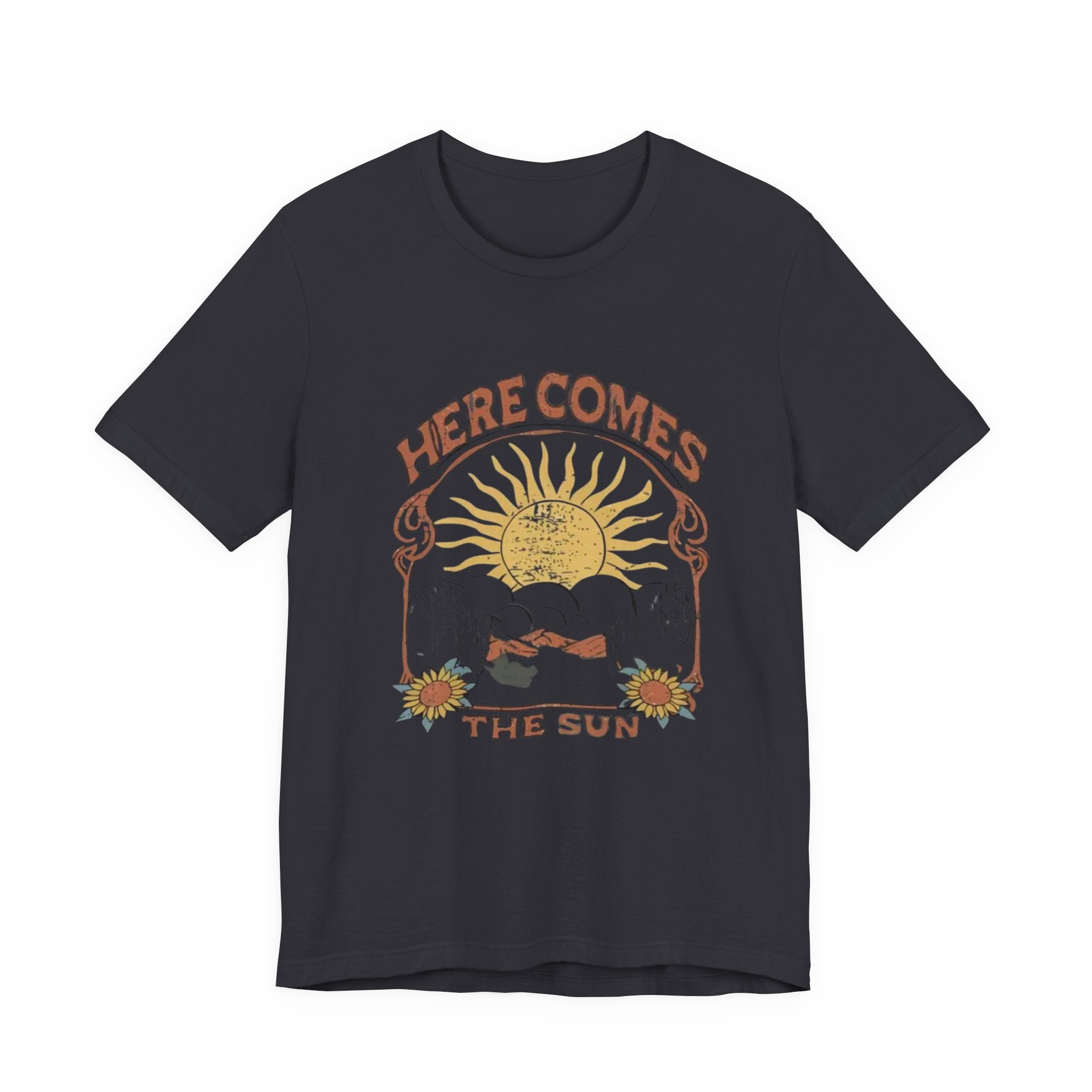 Here Comes The Sun t-shirt | Vintage Sunflower Graphic Tee