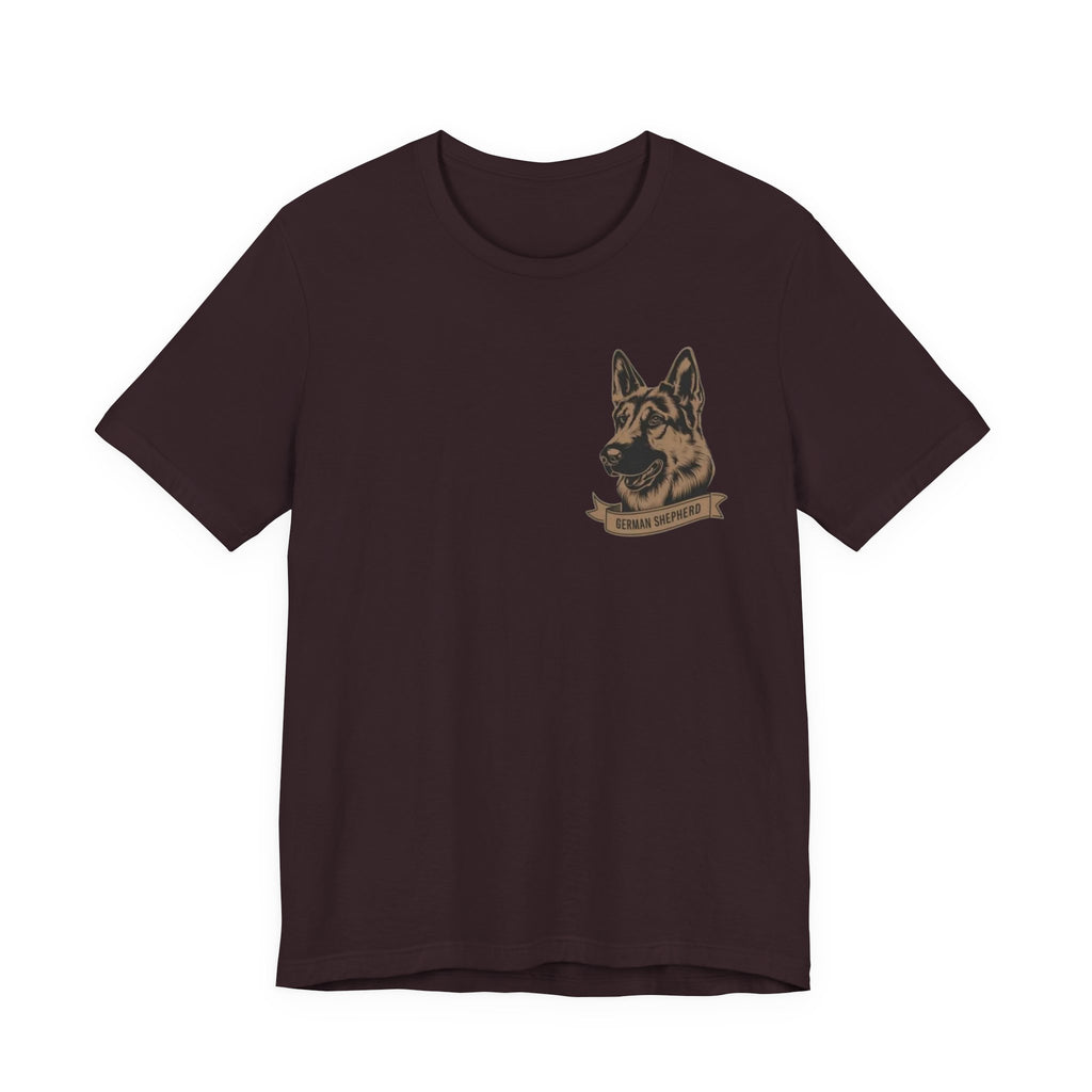 German Shepherd Portrait Tee — "Best Friend" Vintage Dog T-Shirt