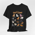 Types of Cat Loaf T-Shirt | Cute Cat Pose Illustration, Cat Lover Tee